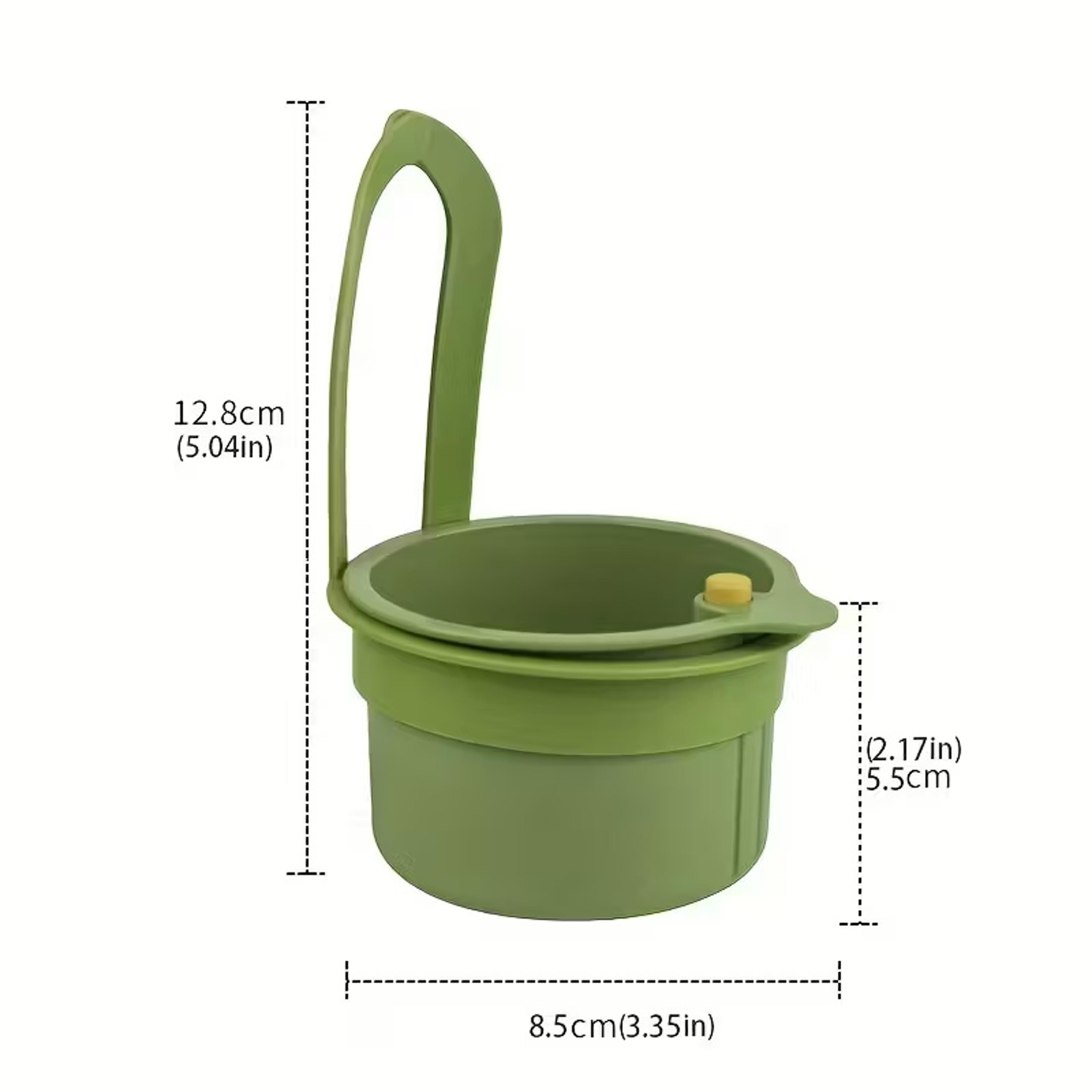 PressType Multi Functional Sink Strainer Kitchen  Bathroom Drain Basket Organizer 8