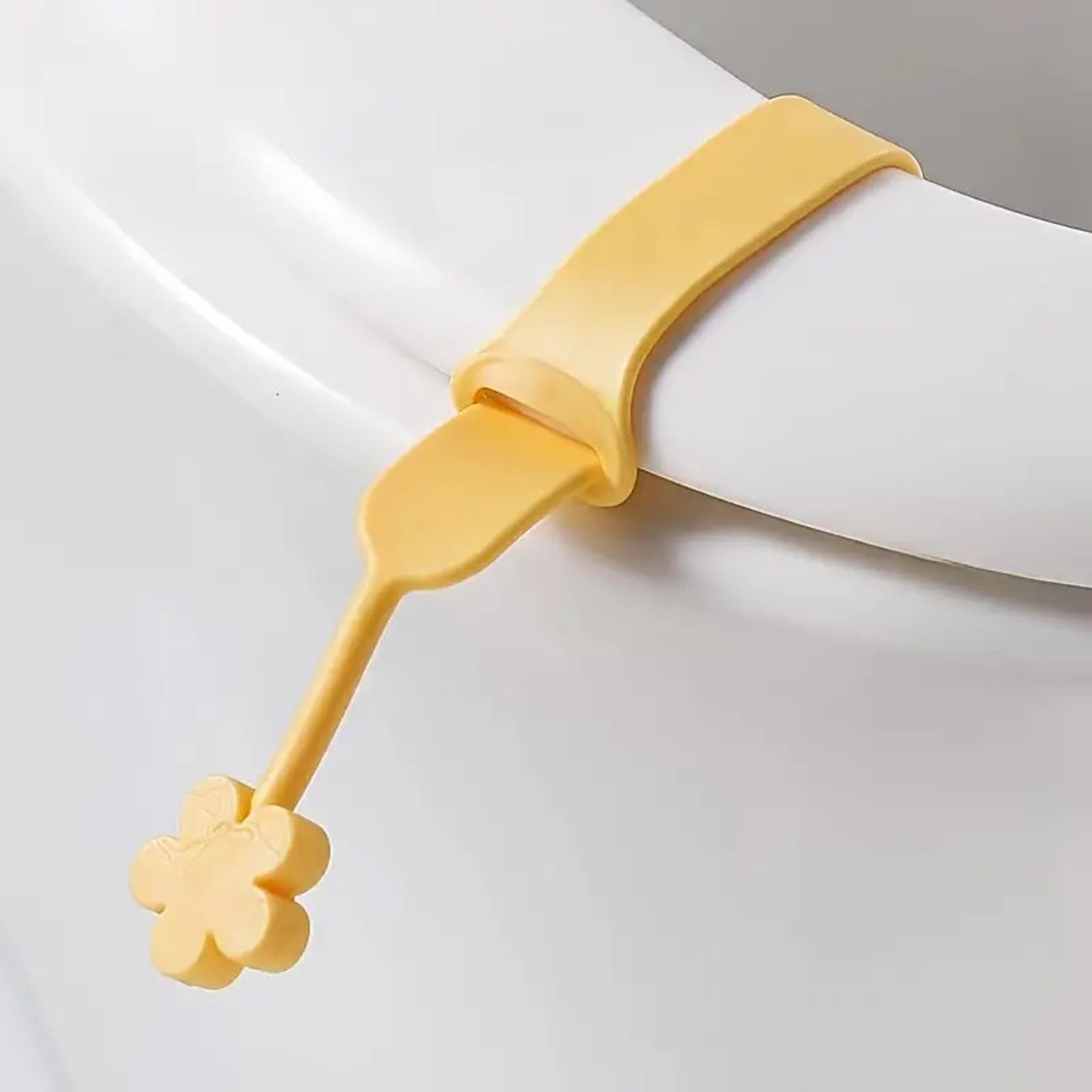Silicone Toilet Lid Lifter Handle Hygienic Silicone Toilet Lid Lifter With Easy Grip Flower Design  4