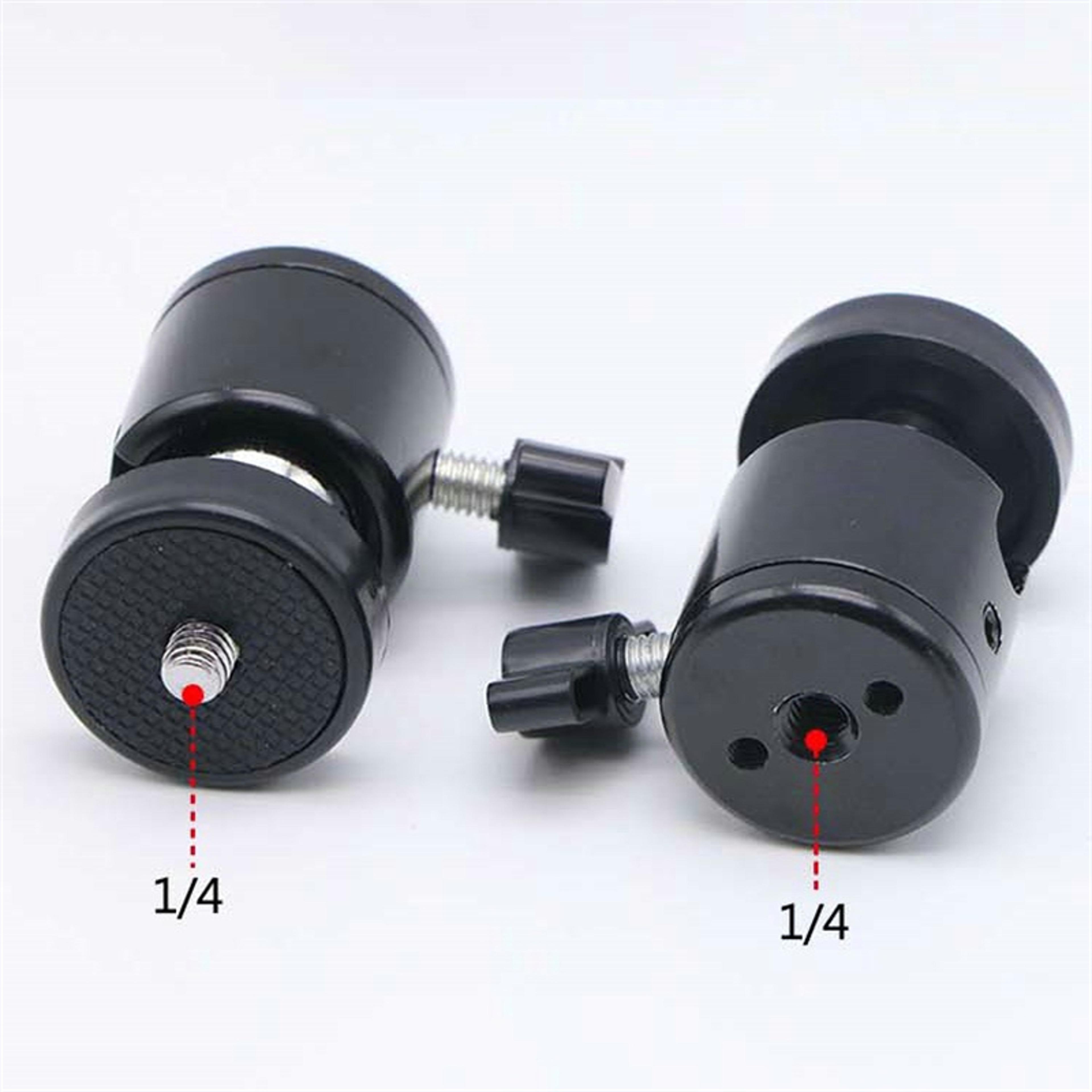 Swivel Mini Ball Head Tripod Mount Adapter Camera  GoPro Ball Head 3