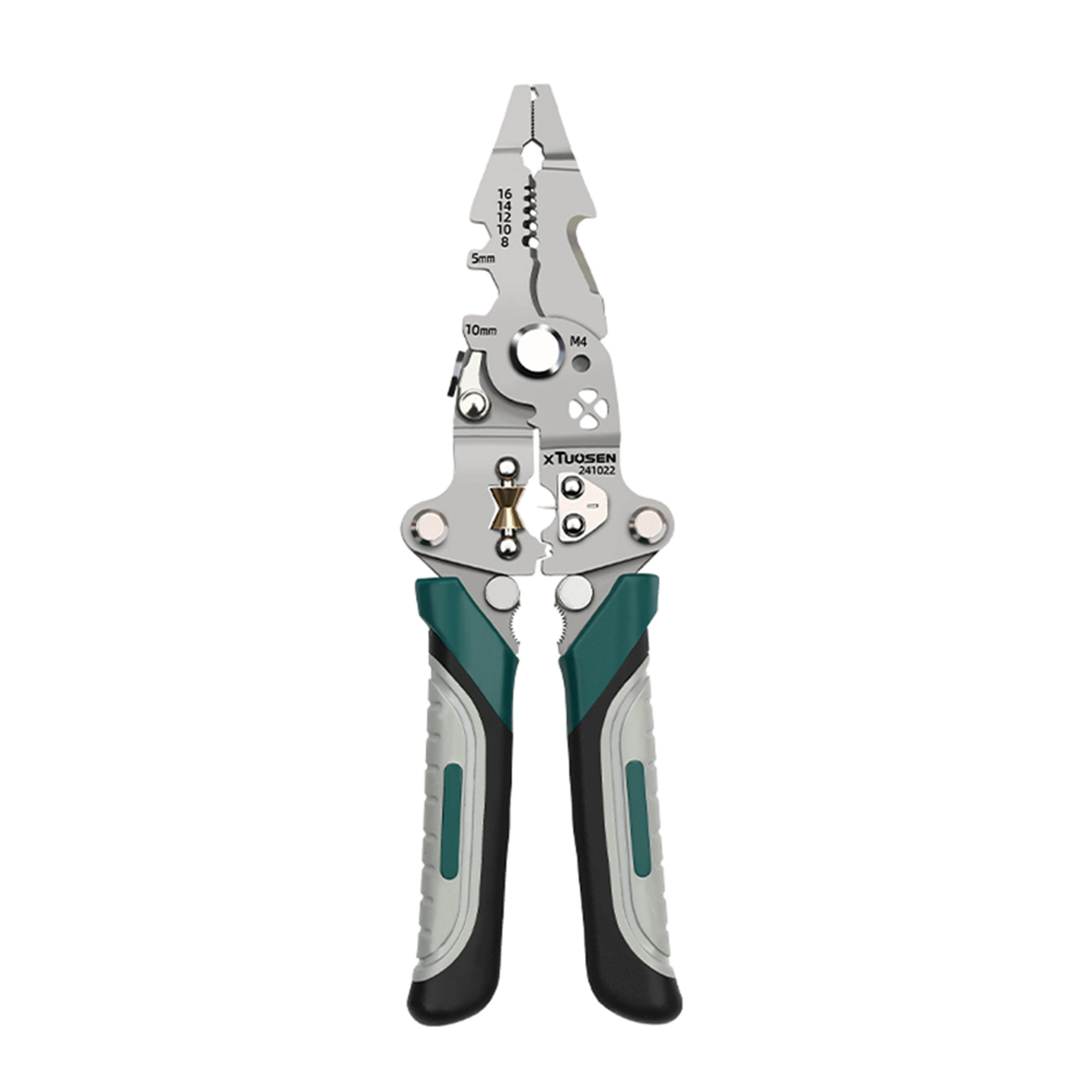 Folding Wire Stripper Pliers Multifunction Electrician Tool 0