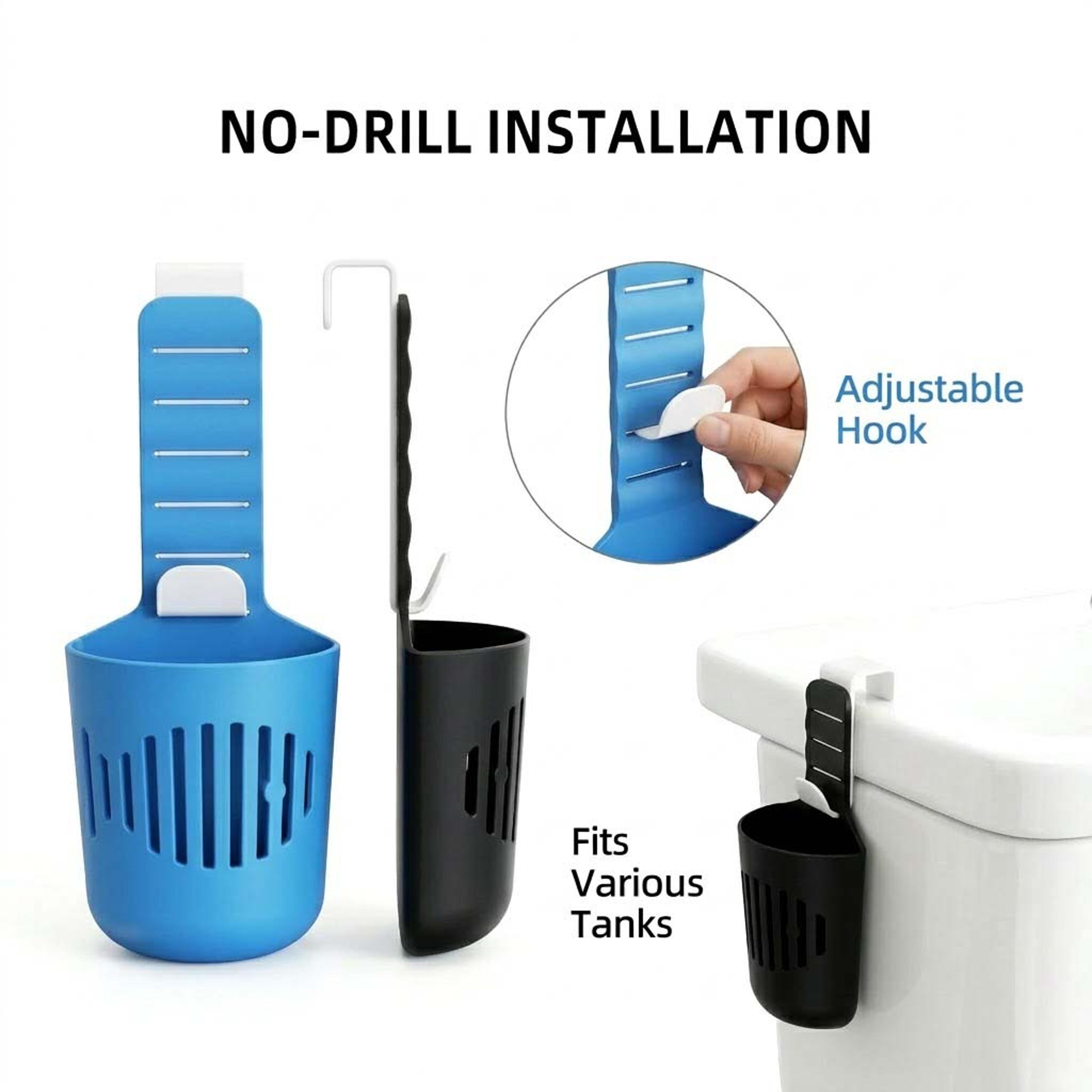 Premium Silicone Toilet Tank Cleaner Hanger Universal Silicone Toilet Tablet Holder  Toilet Bowl De 8