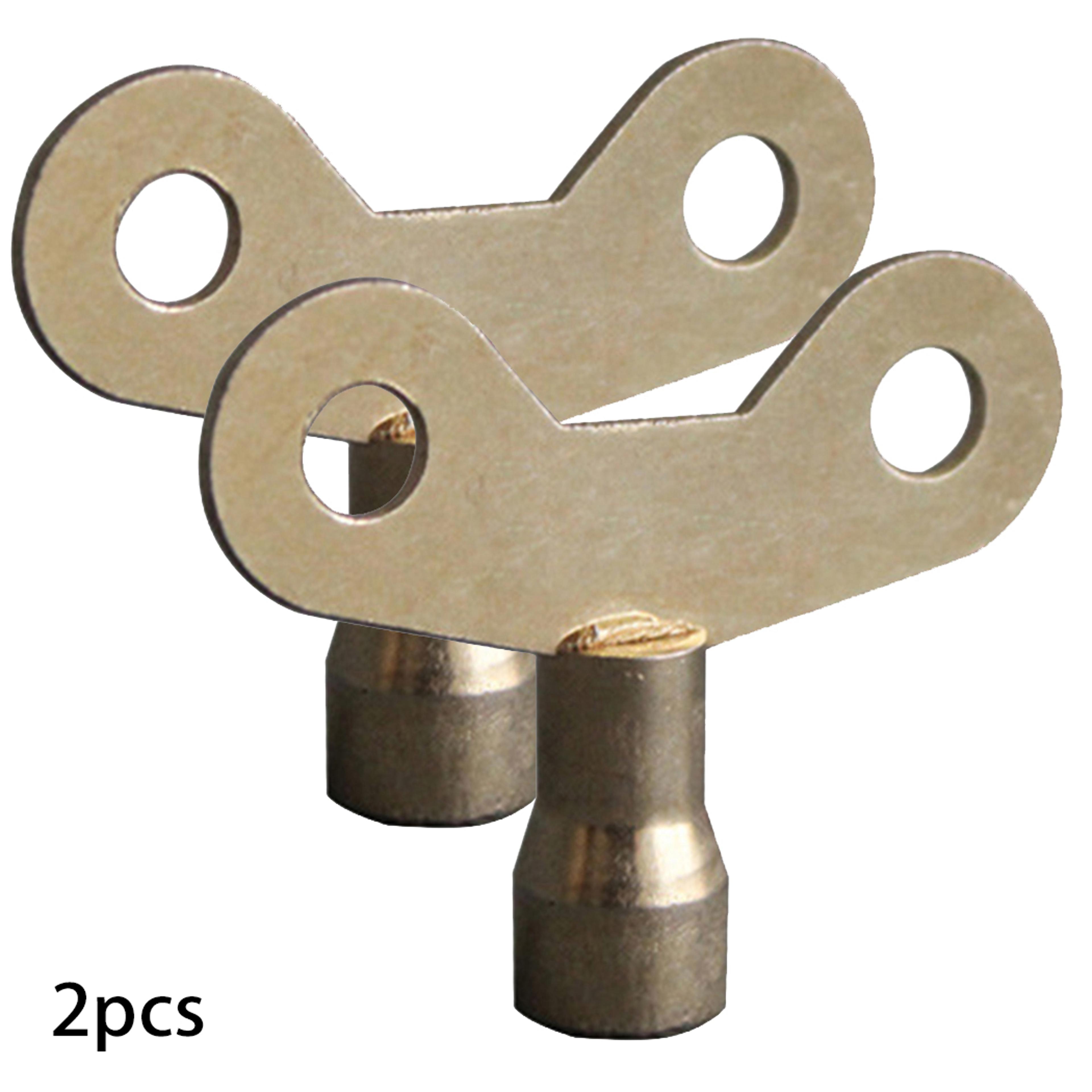 Premium Brass Radiator Bleed Key  Water Tap Socket Tool Plumbing Faucet Key 2