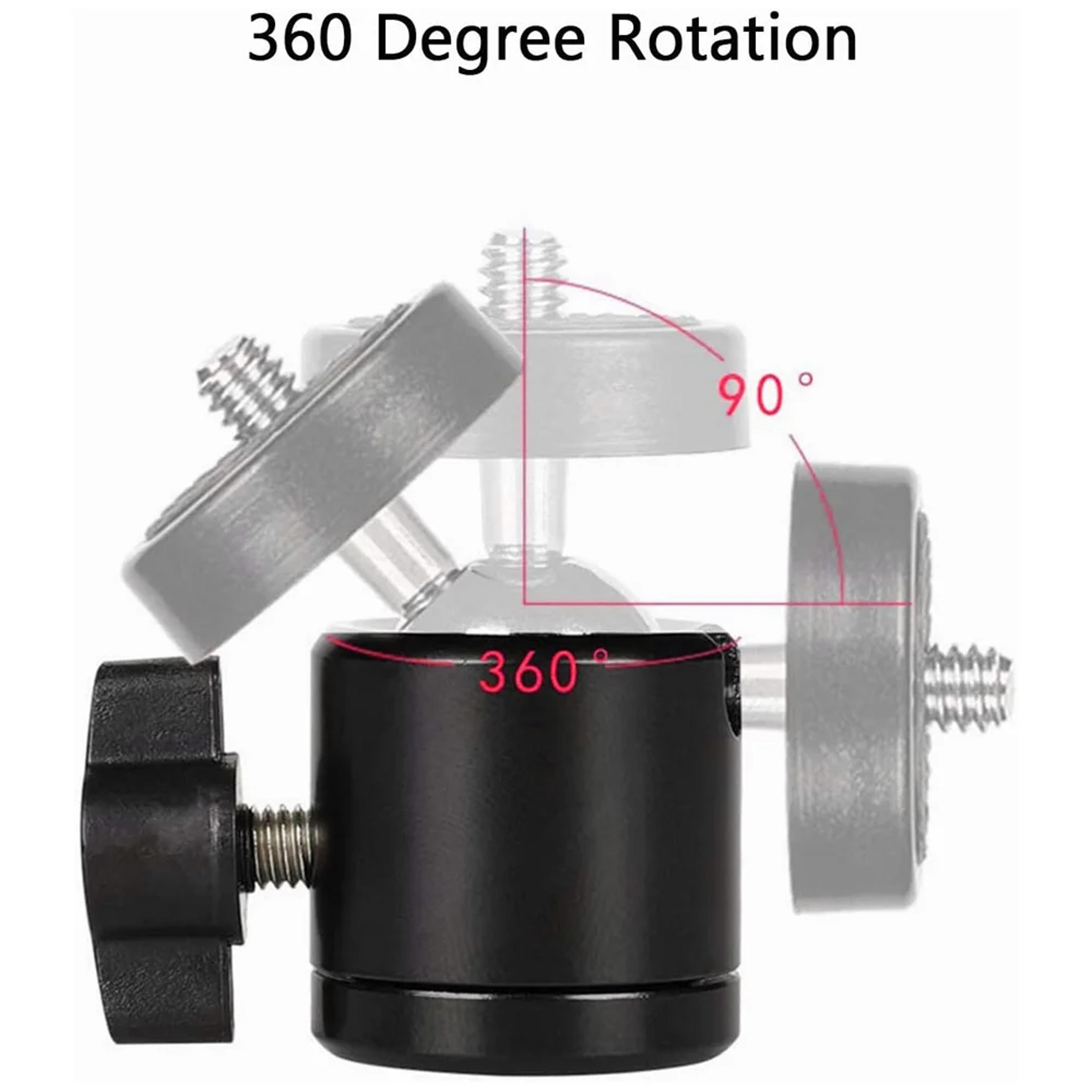 Rotatable Mini Ball Head Tripod Mount Adapter Universal DSLR  Phone Accessory 2
