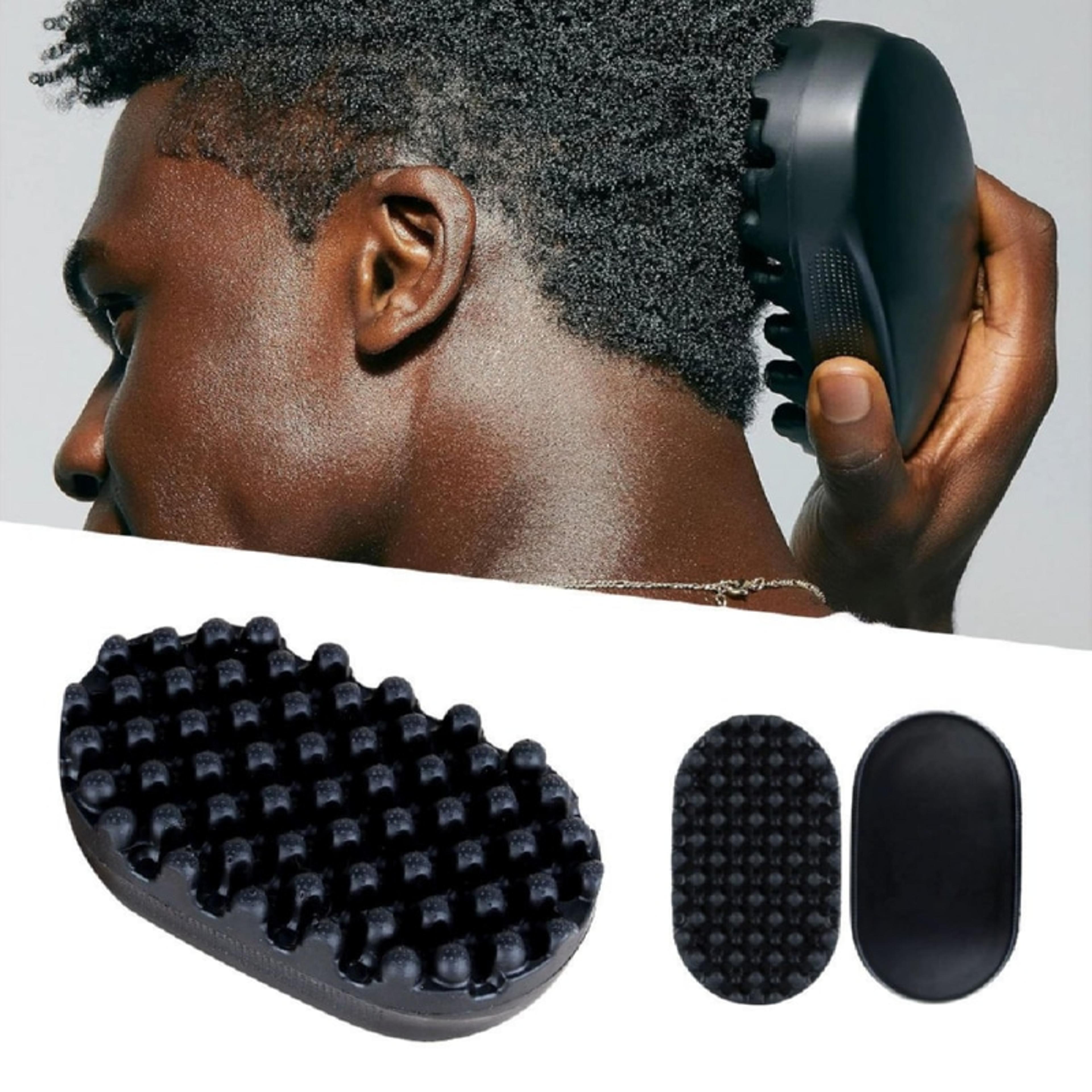 Silicone Hair Sponge Brush For Defined Curls Coils  Twist Styling 4