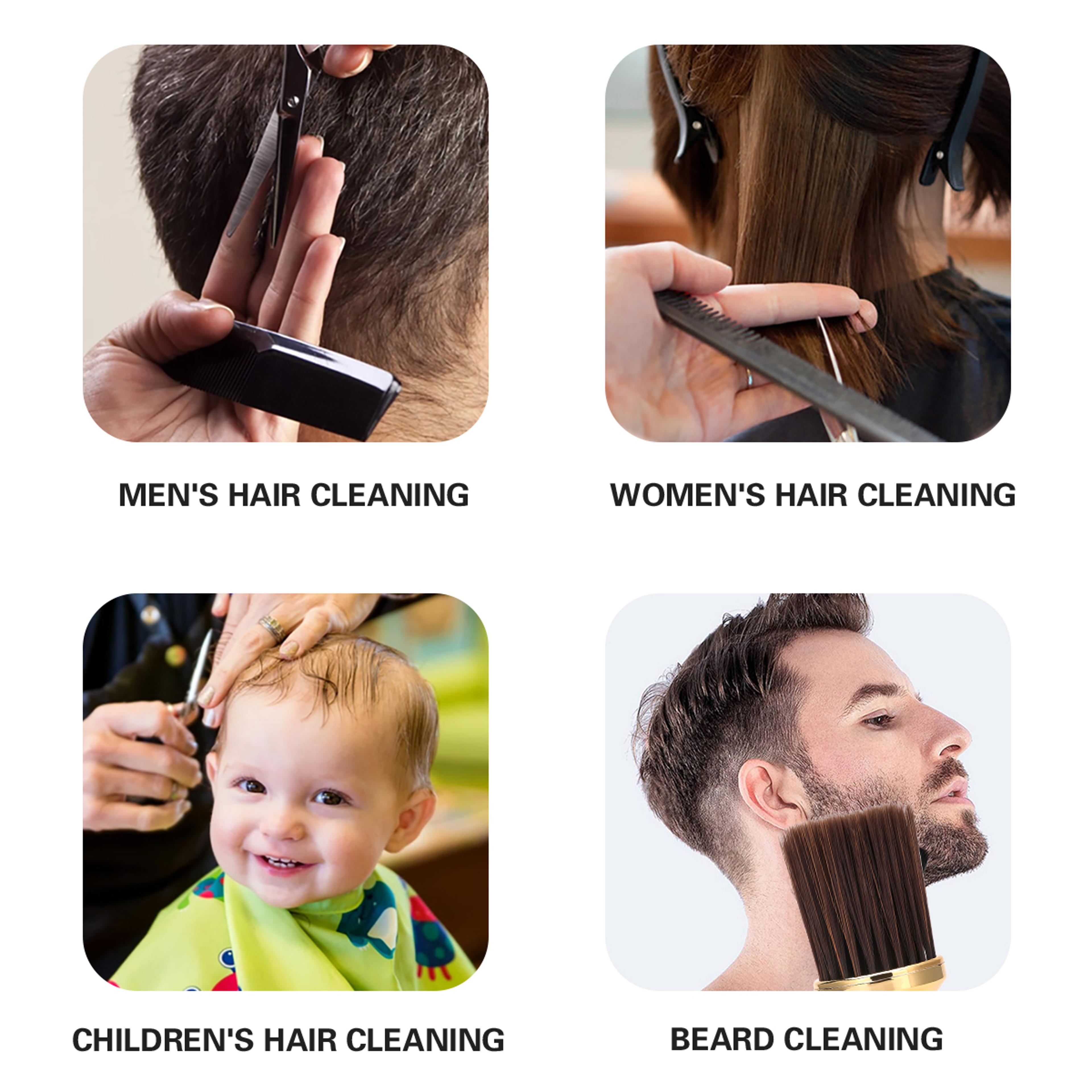 Barber Neck Duster Brush With Soft Bristles  Ergonomic Handle 4