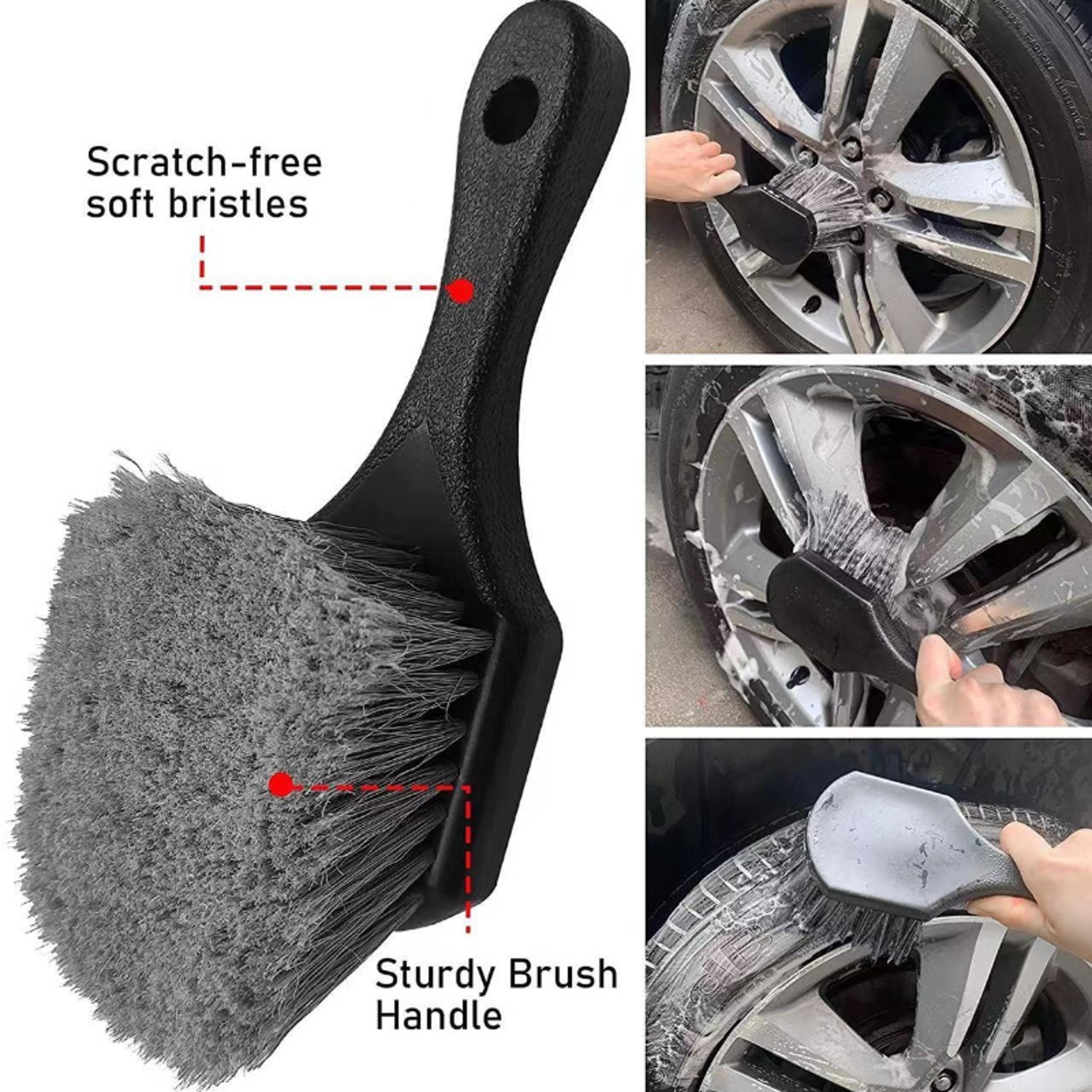 Precision Wheel  Tire Cleaning Brush For Car Rim Detailing 1
