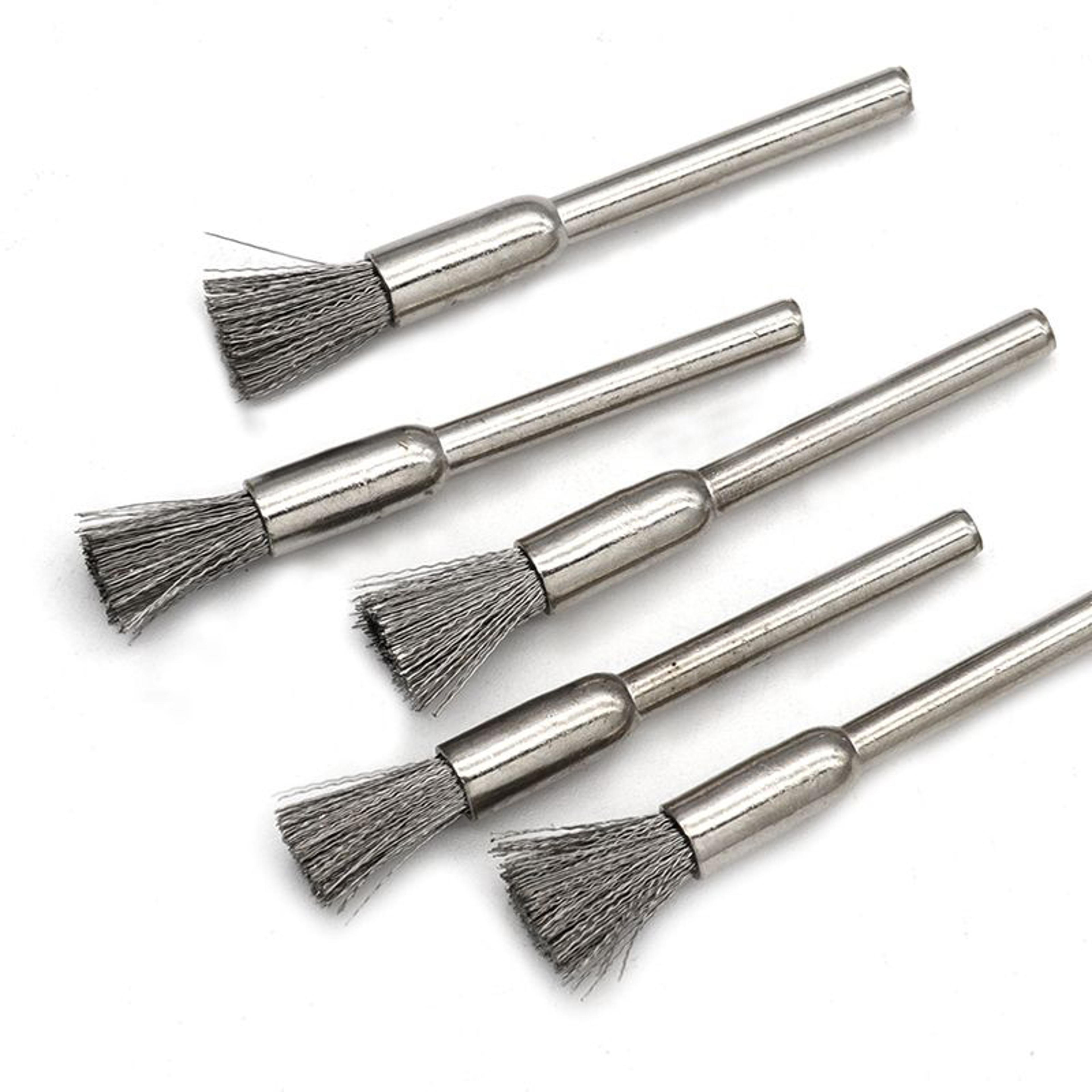 Precision Rotary Wire Brush Set For Rust Removal Polishing  Surface Restoration 0