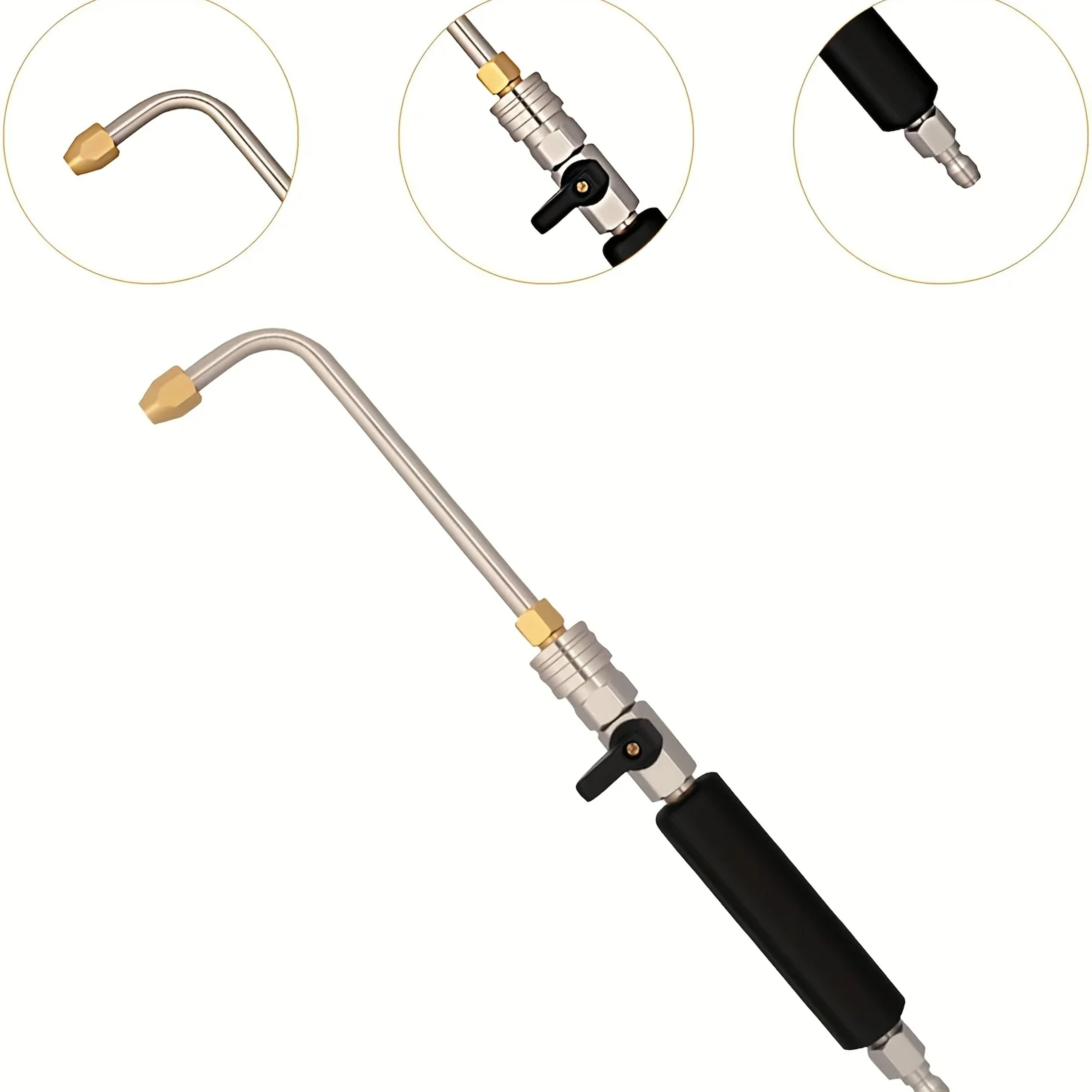 Pressure Washer Gutter  Window Cleaning Wand With Quick Connect Nozzles 5