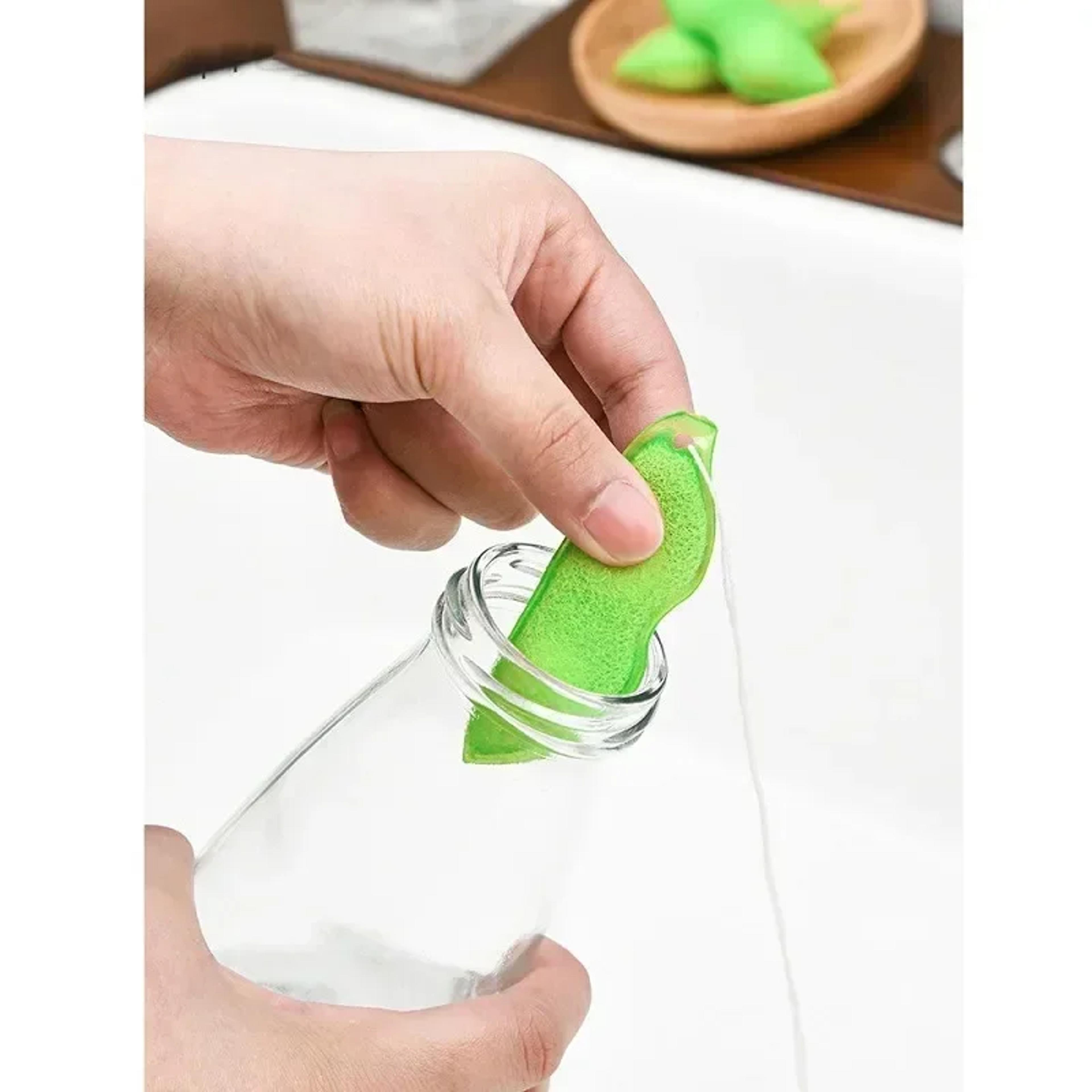 Bottle Cleaning Sponge Set Bottle Cleaner Brush For Glasses Cups  Water Bottles 6
