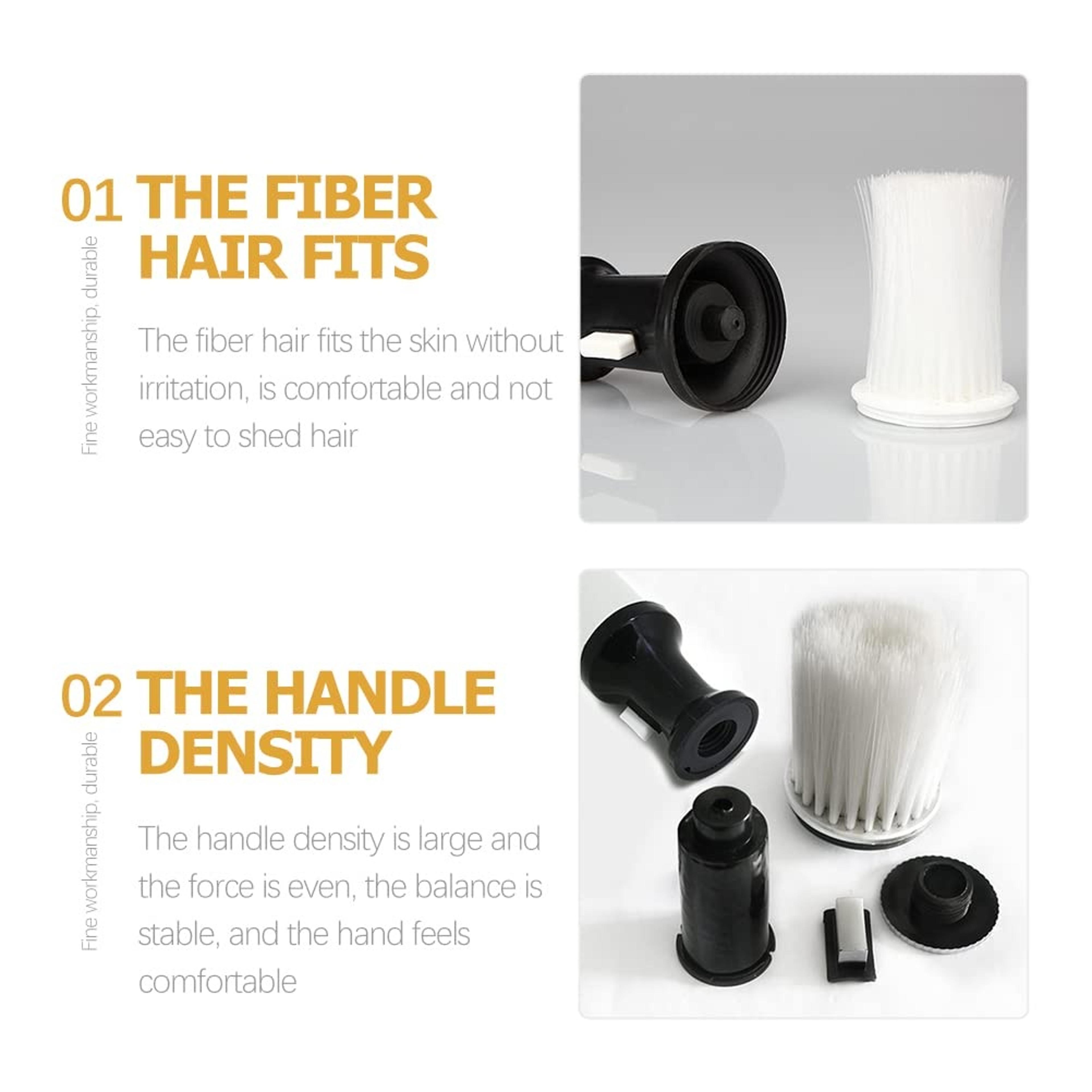 Professional Neck Hair Duster Brush For Barbers Hair Cutting  Shaving Cleanup 7