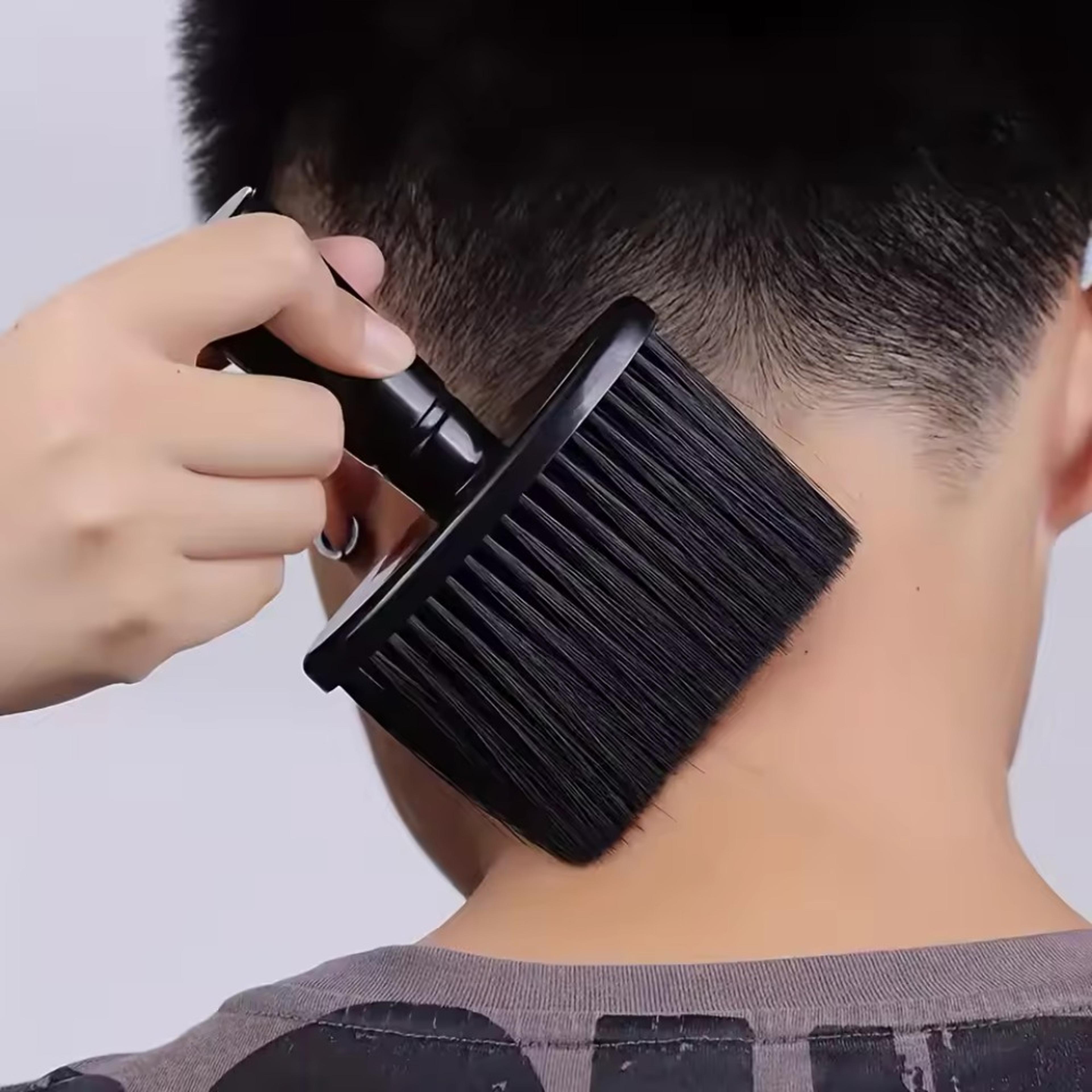 soft nylon barber neck duster brush for hair cleanup & salon grooming