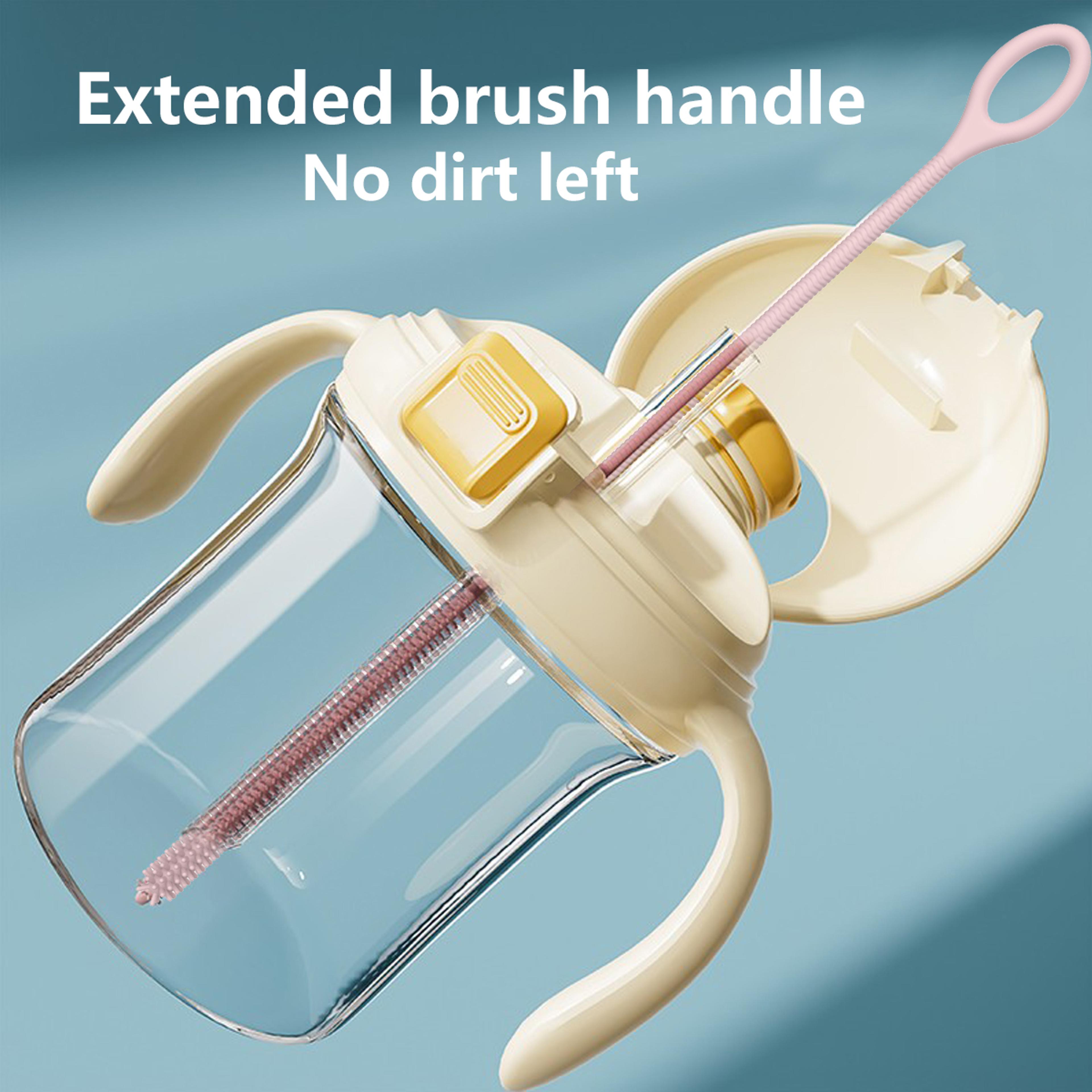 Silicone Straw Cleaning Brush Set Extra Long Reusable Straw Cleaner 3