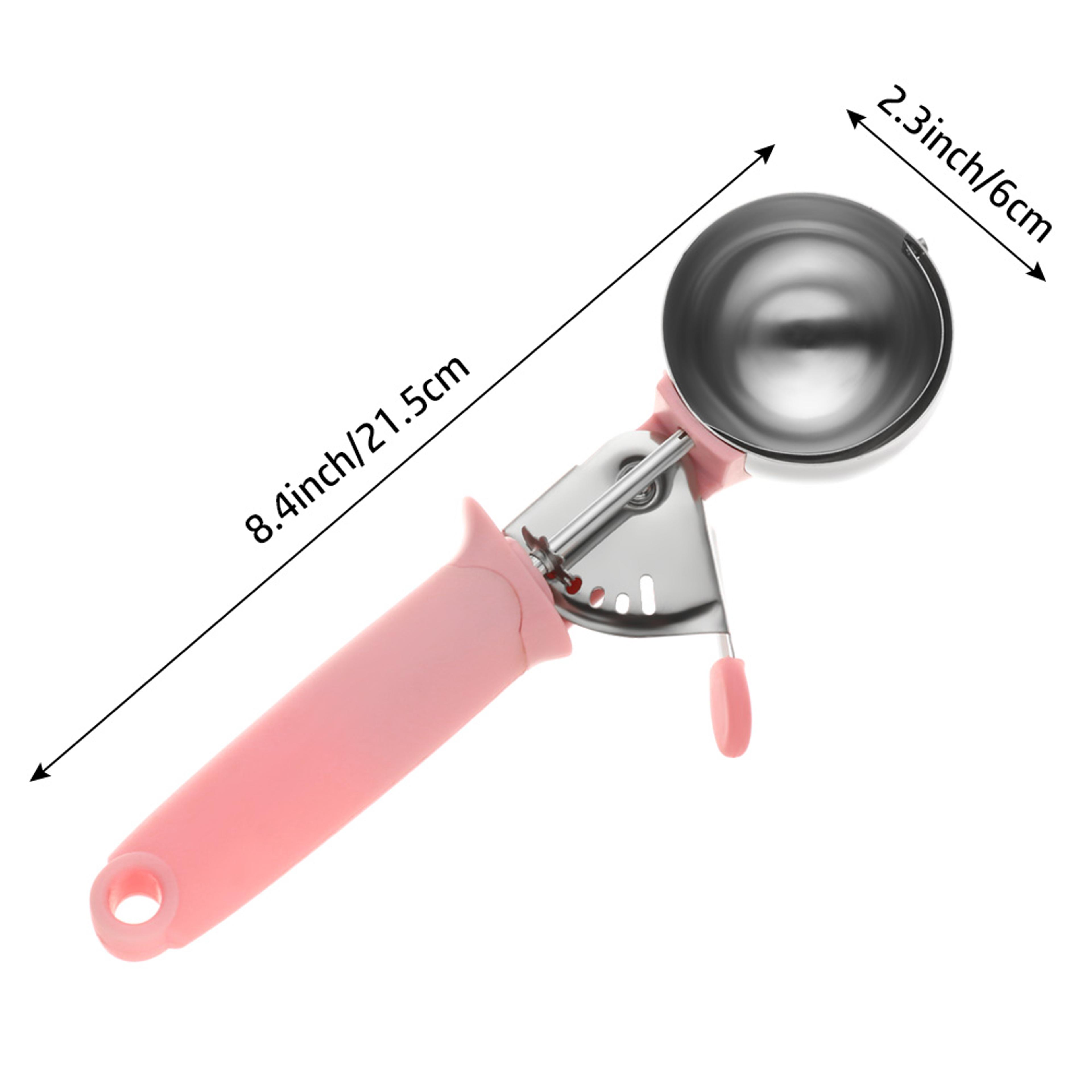 Stainless Steel Ice Cream Scoop  Melon Baller For Perfect Dessert And Fruit Balls 6