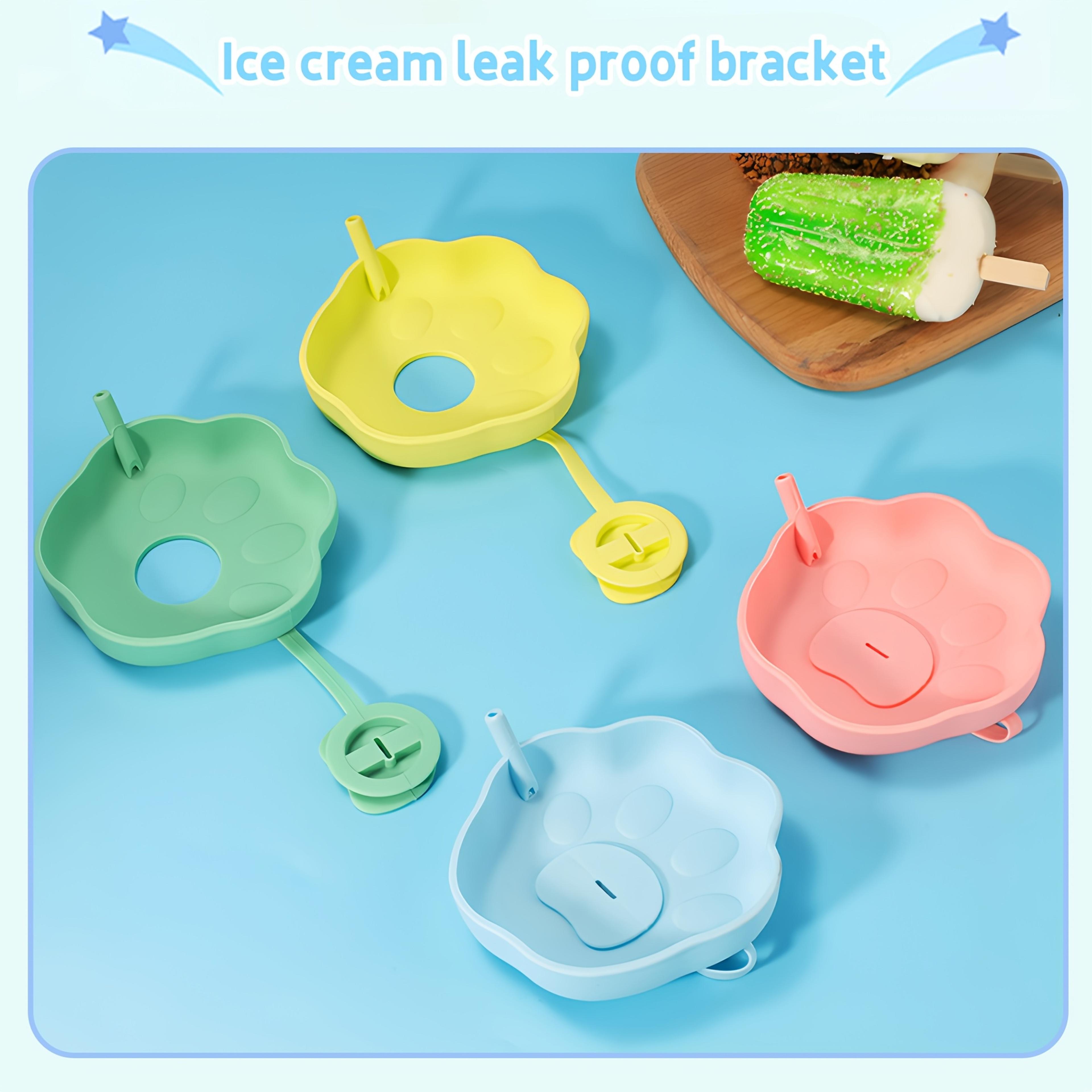 Silicone Popsicle Holder For Kids Reusable Popsicle Holder No Drip Ice Pop Holder  Leak Proof Catch 8