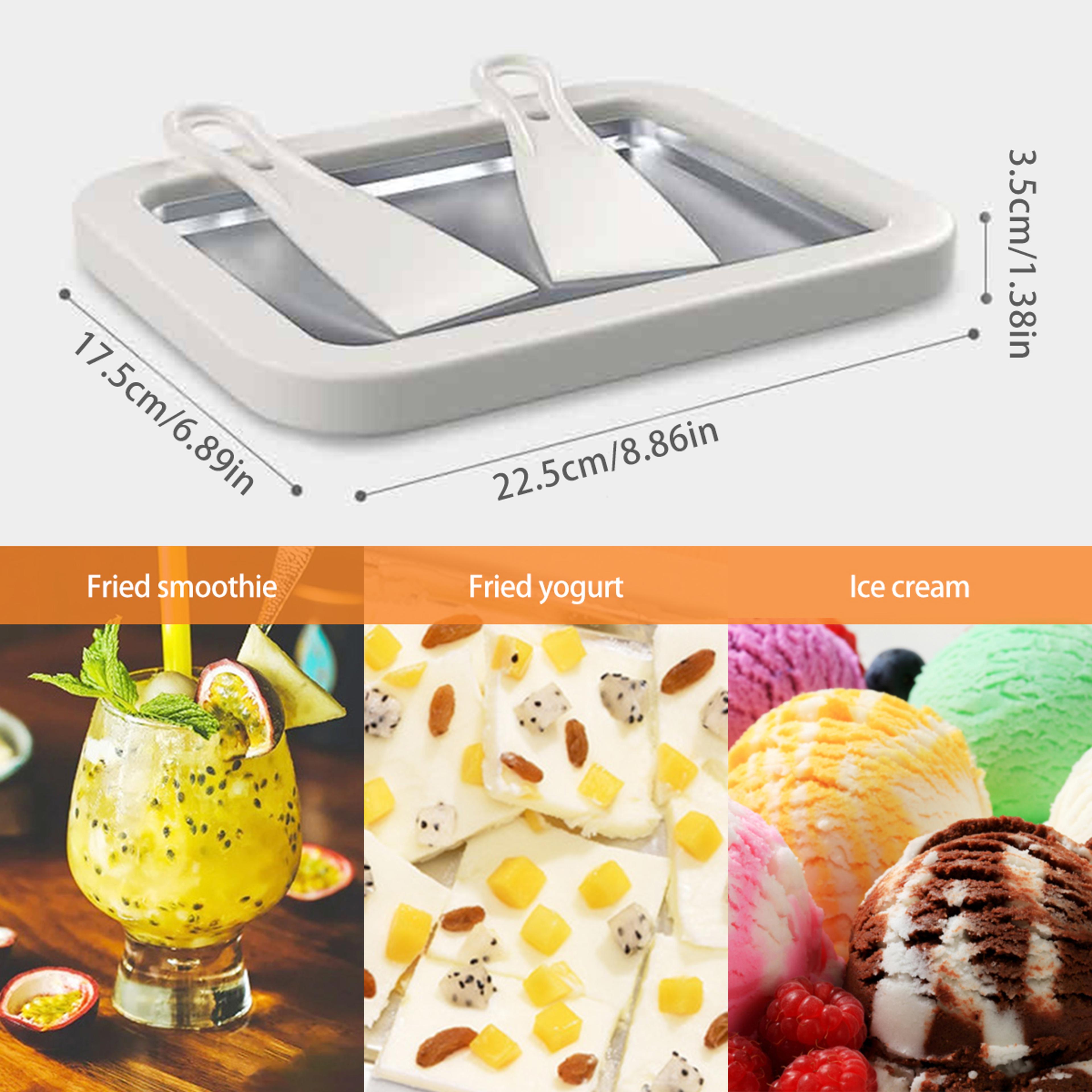 Arctic Roll Pro Instant Rolled Ice Cream Maker With Cold Freeze Plate  Scrapers 2