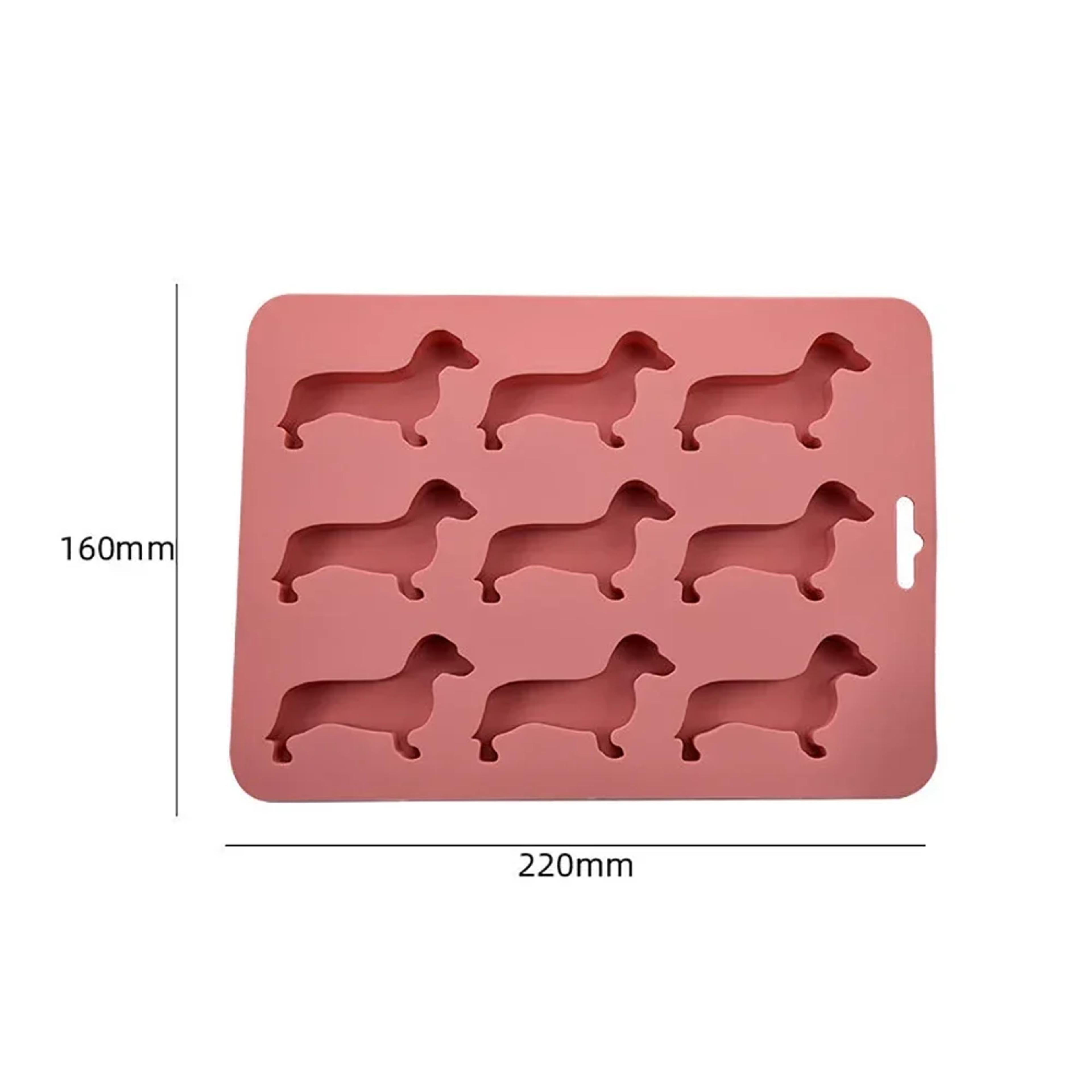 Dog Silicone Mold For Chocolate Ice Cubes  Creative Baking 8