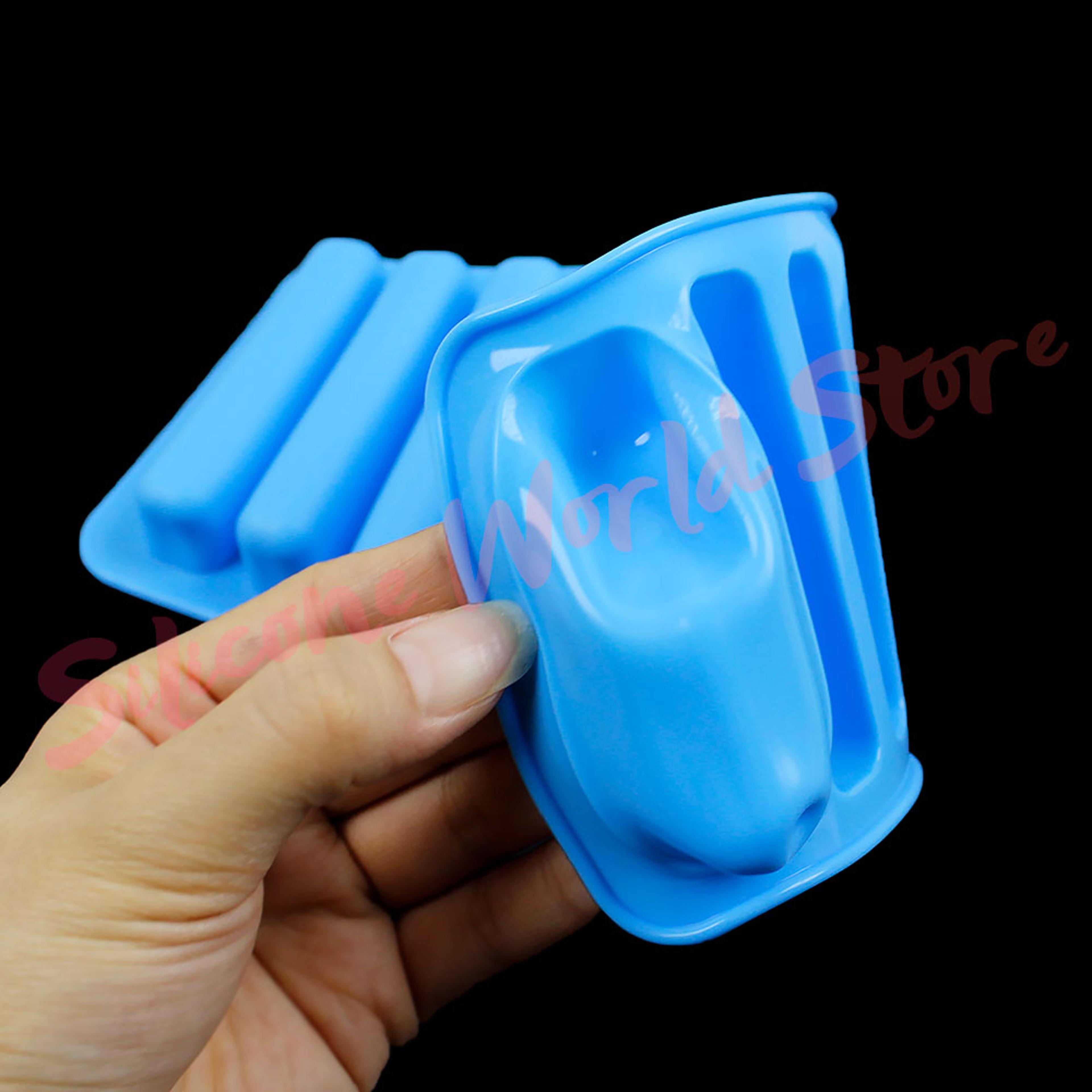 Long Strip Silicone Ice Cube Tray  Chocolate Bar Mold For Ice Sticks Cookies And DIY Treats 8