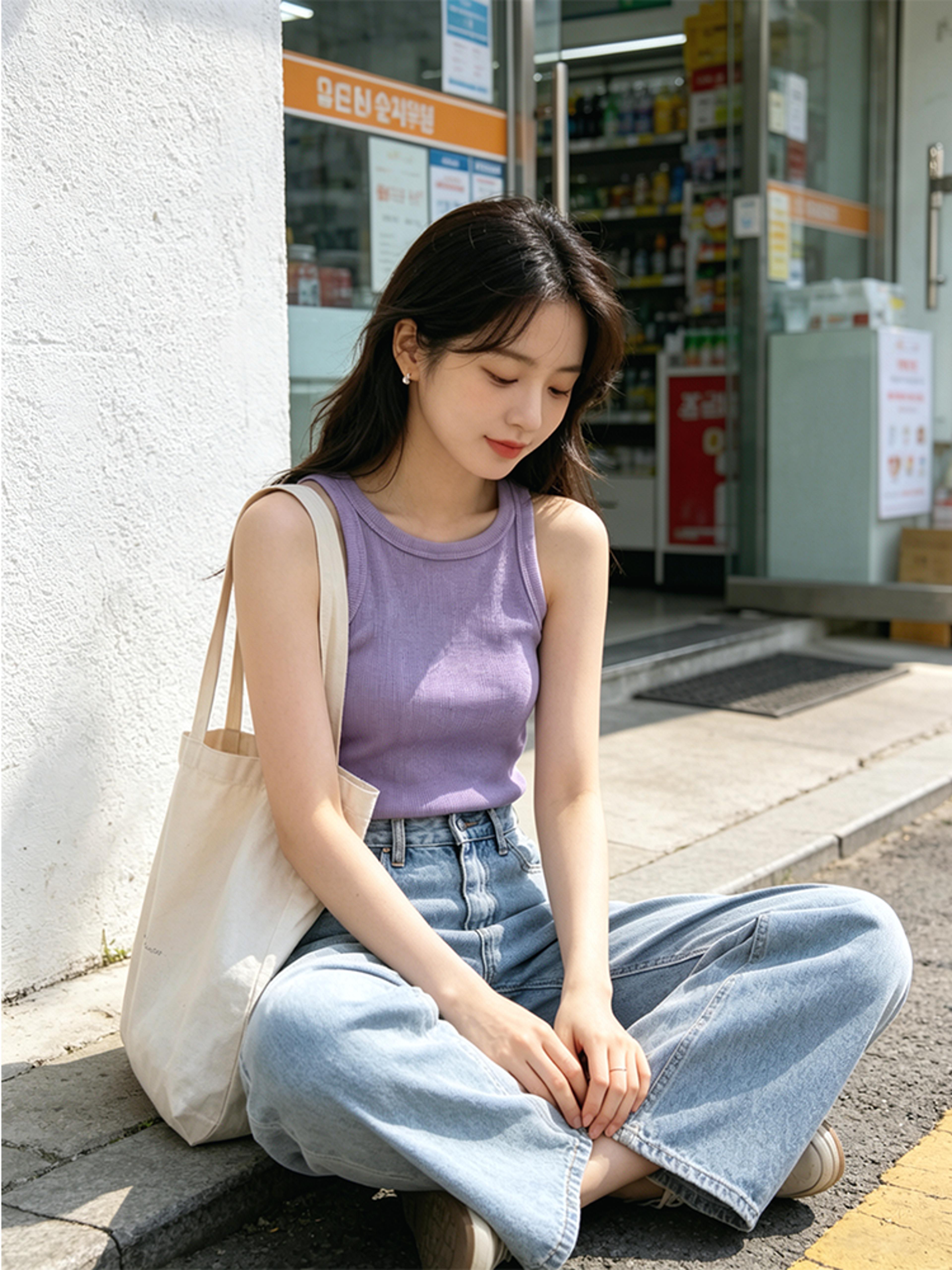 Ribbed Knit Spaghetti Strap Cami Y2K Tank Top Slim Fit Basic Everyday Wear 6
