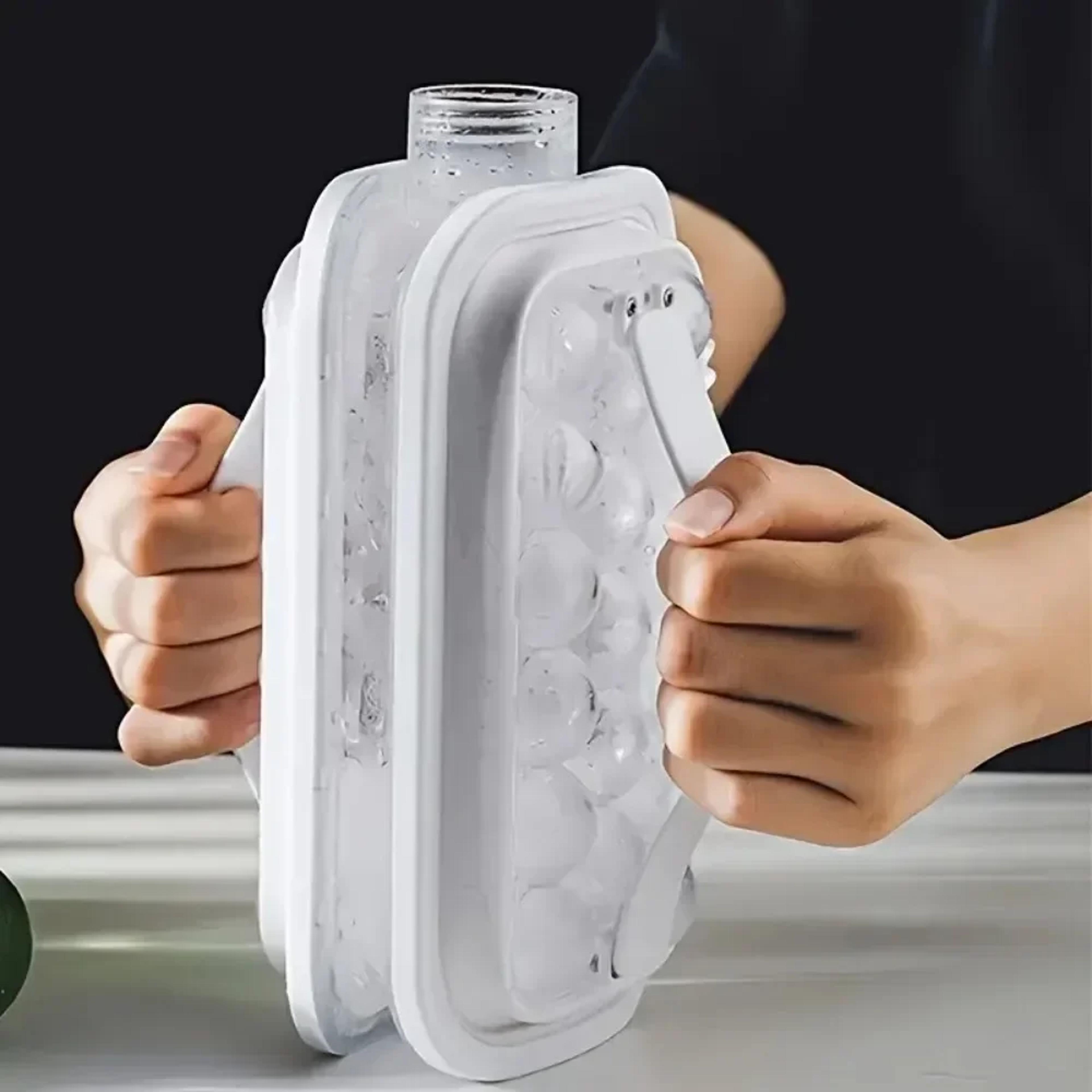 Portable Folding Water Bottle Ice Maker  Ice Cube Mold For Kitchen And Bar 1