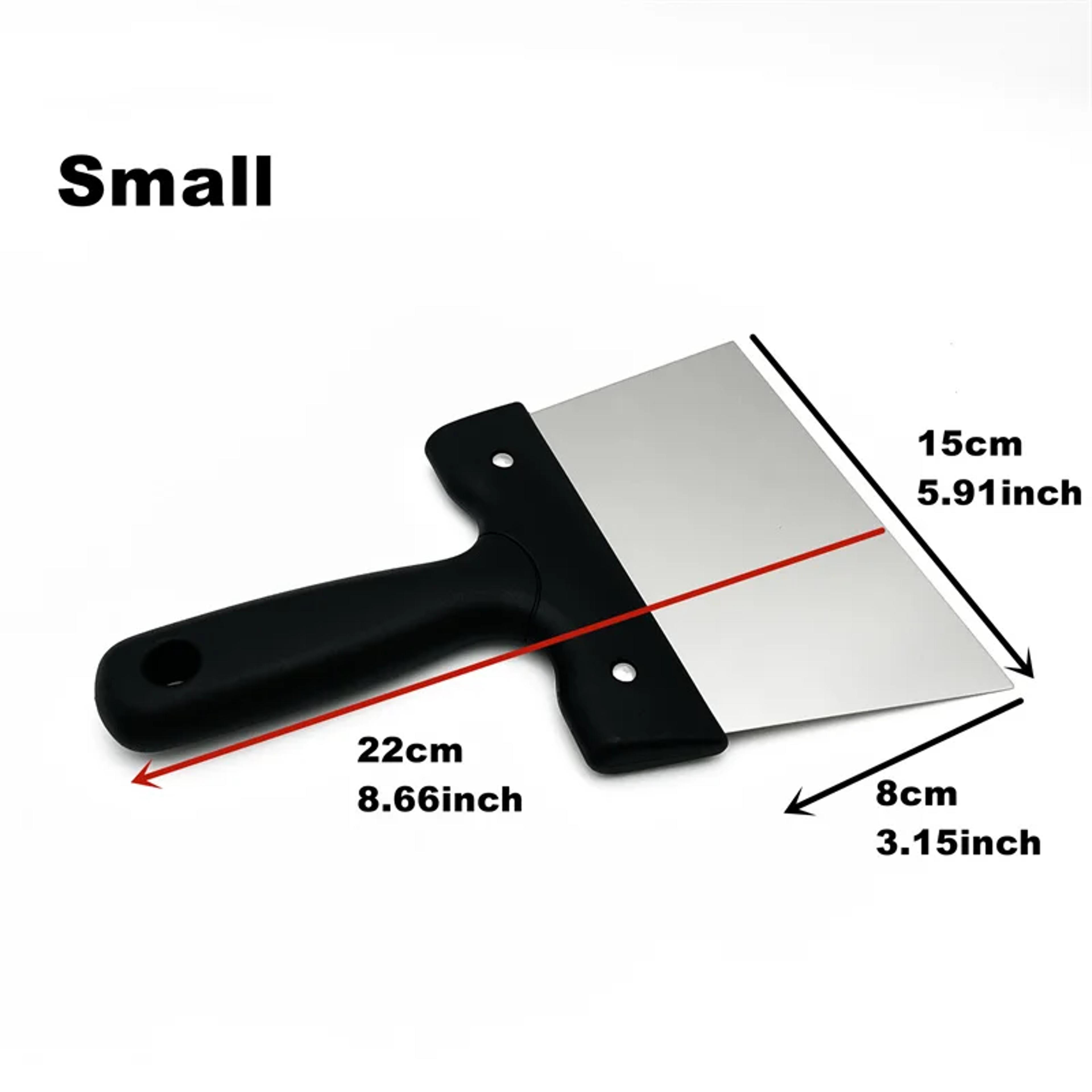Professional Chocolate Scraper  Stainless Steel Dough Smoothing Spatula 1