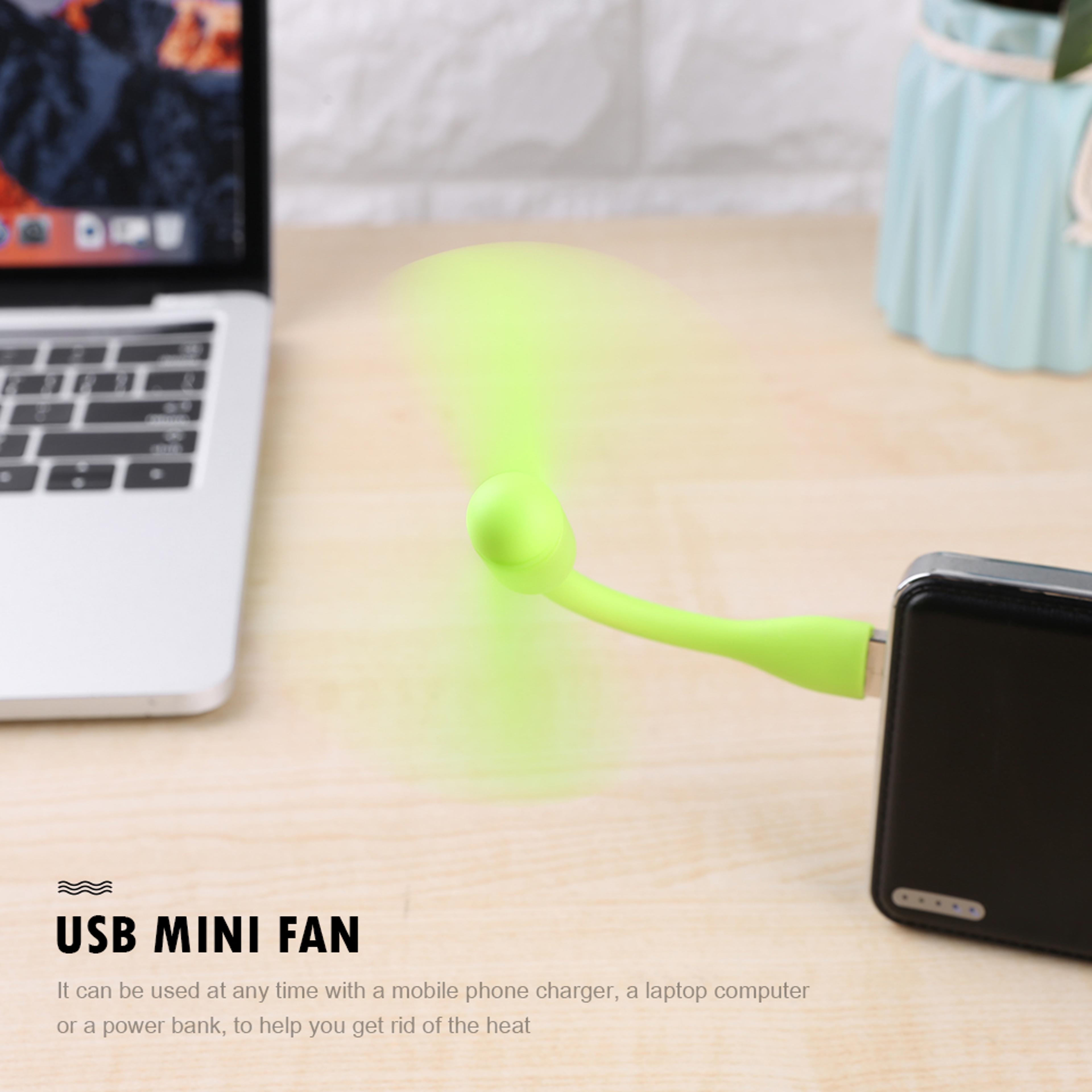 USB Cooling Fan For Laptop Power Bank  Travel 11