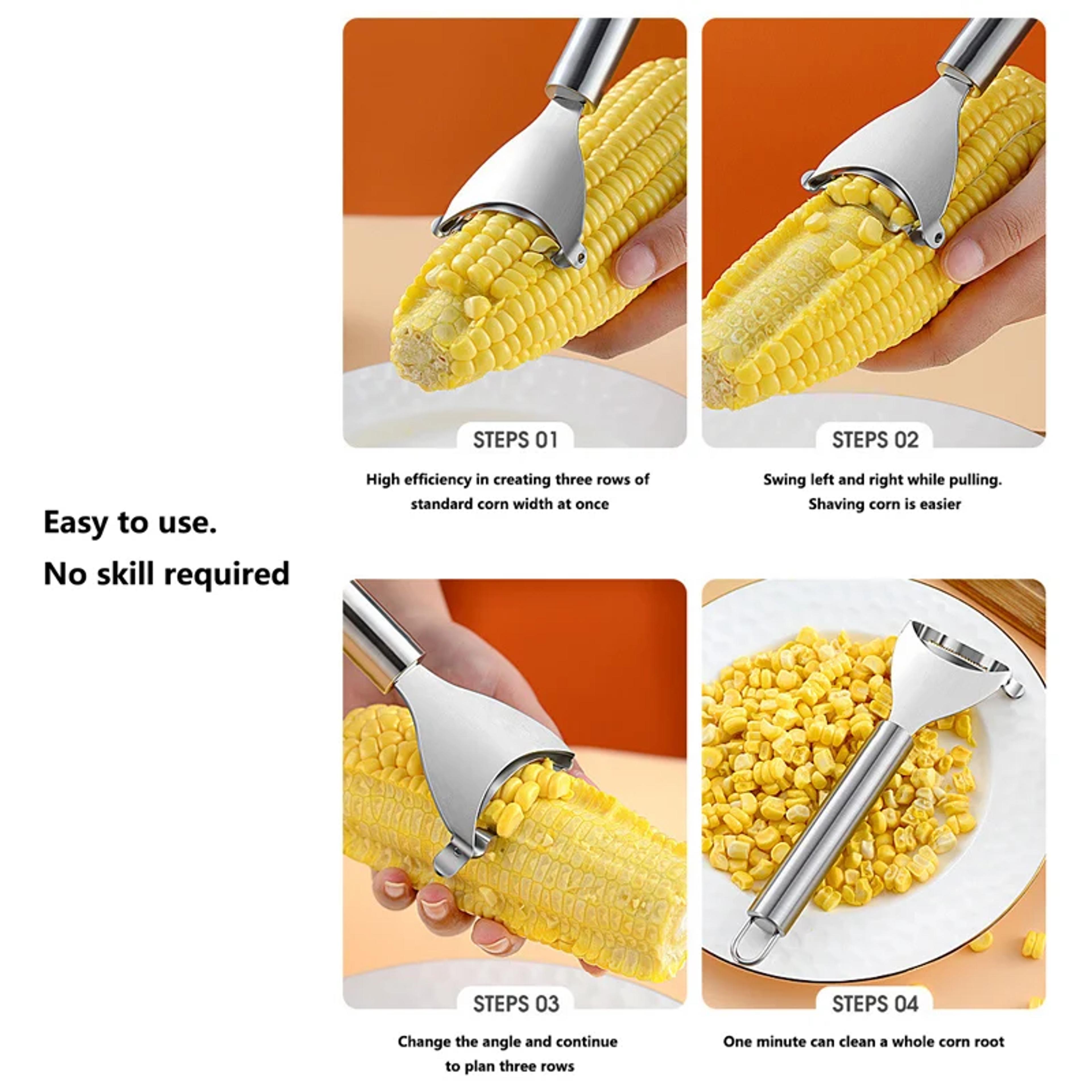 Stainless Steel Corn Stripper With Ergonomic Handle 4