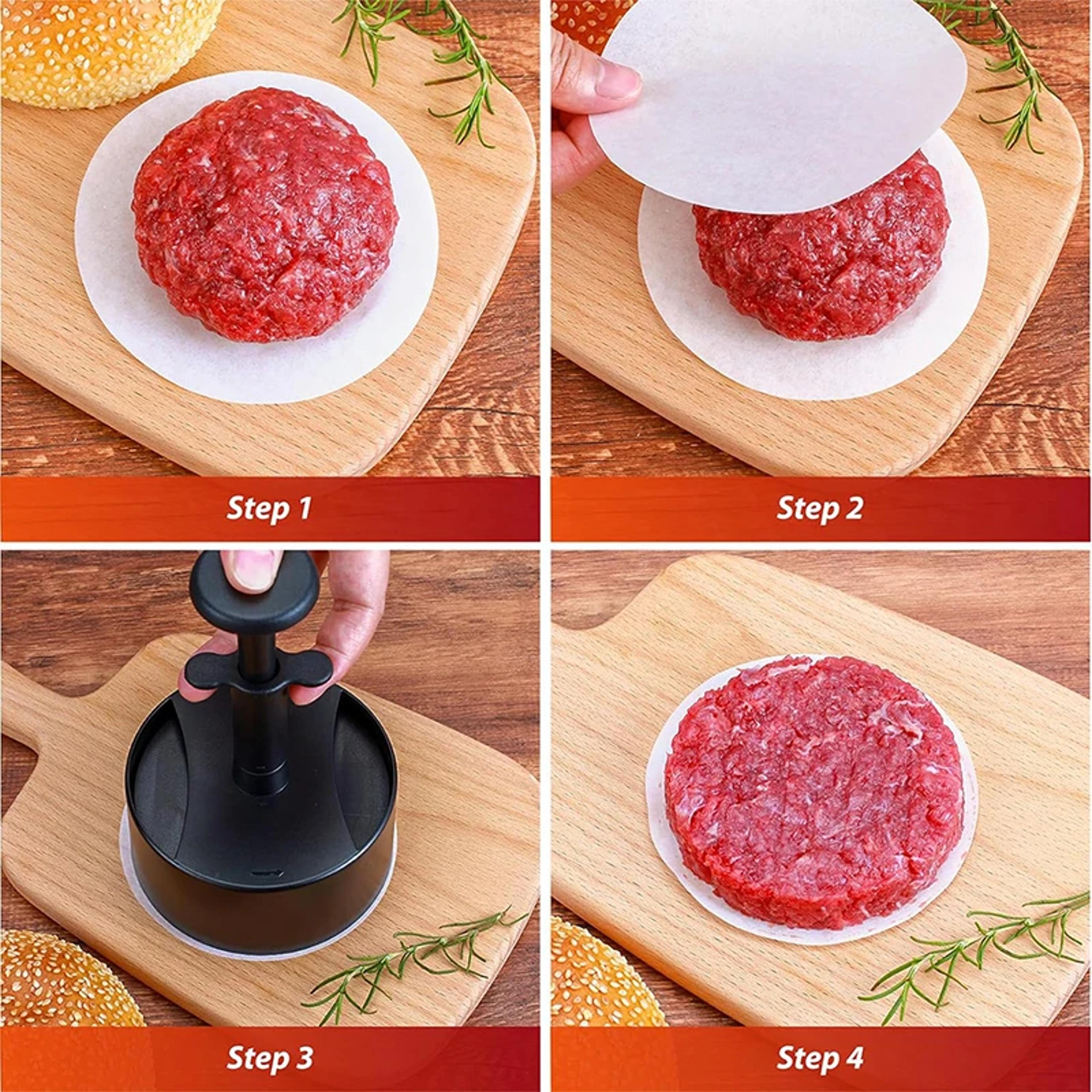 Hamburger Patty Maker  Stuffed Burger Press Mold For BBQ Homemade Burgers 6