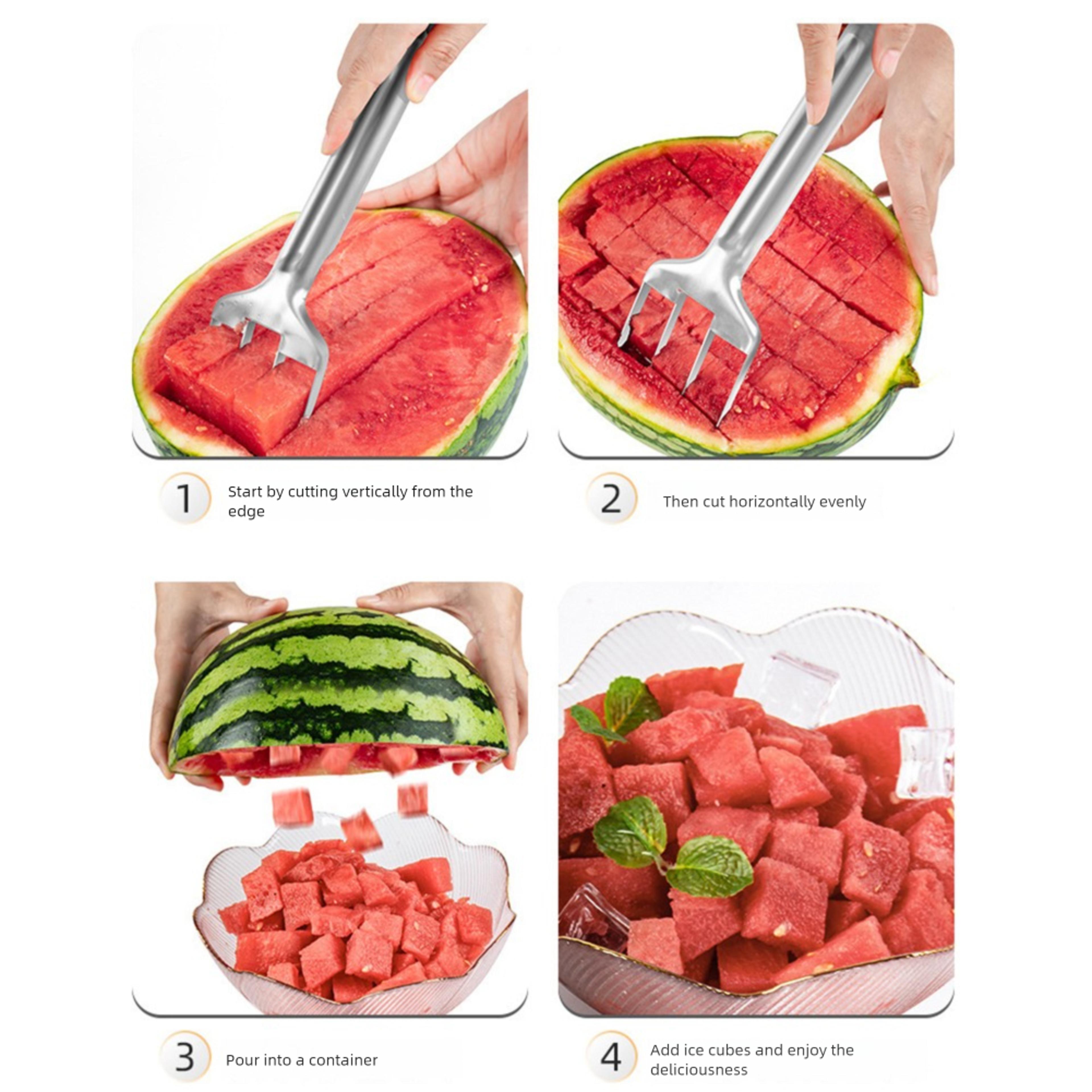 Watermelon Slicer Cutter Fruit Knife And Fruit Platter Tool Kitchen Gadget 4