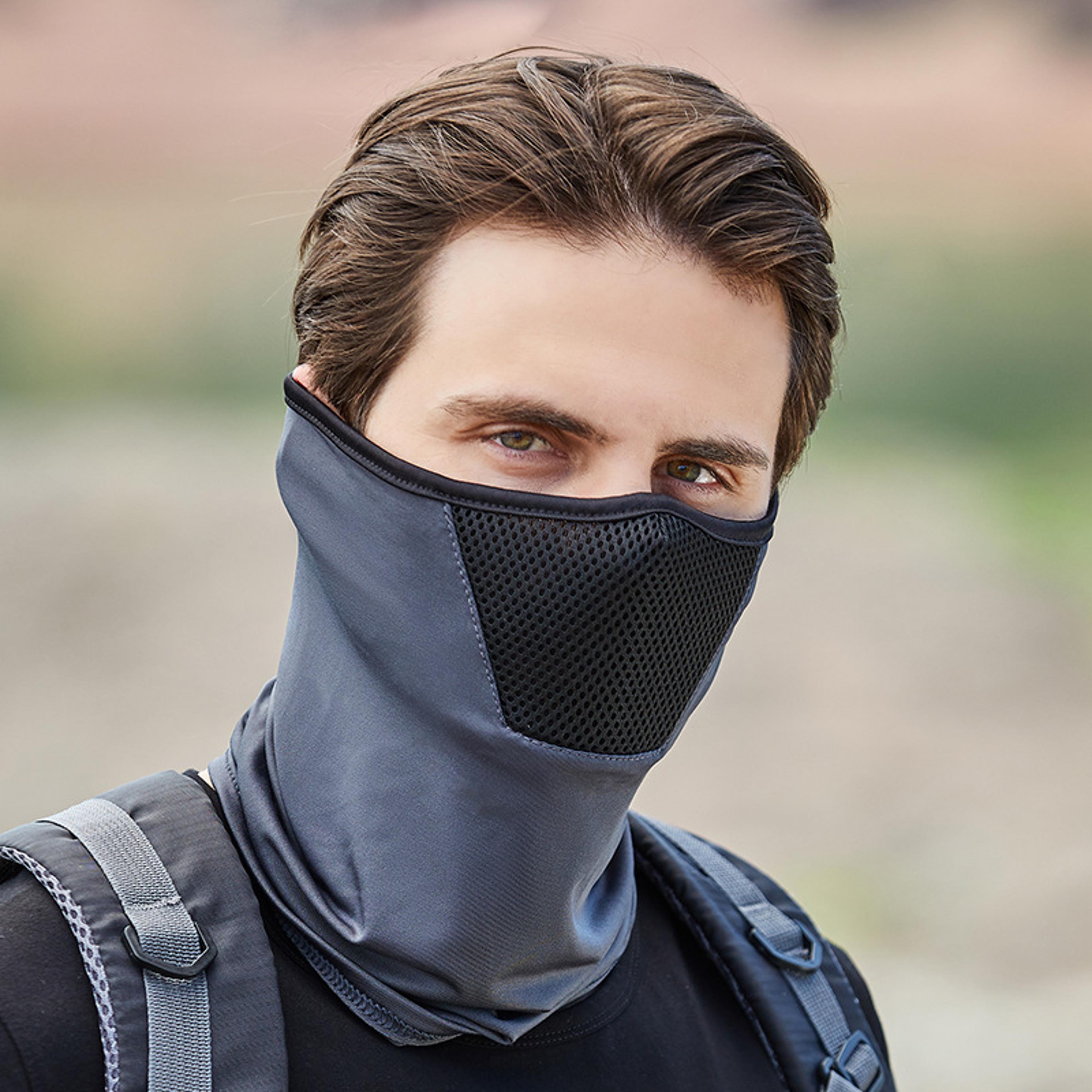 UVShield Pro Cooling Neck Gaiter Face Cover For Hiking Cycling  Motorcycle Riding 2