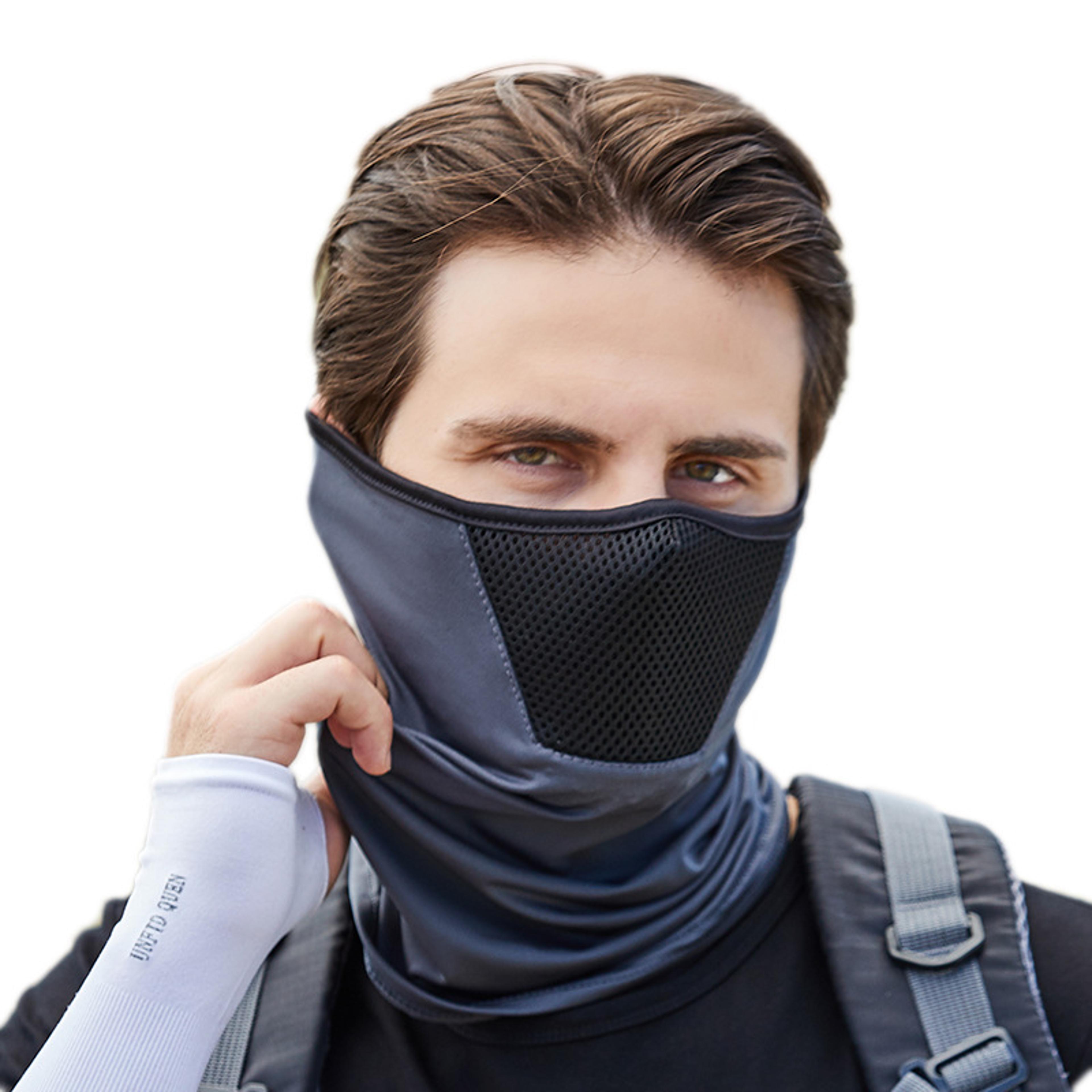 UVShield Pro Cooling Neck Gaiter Face Cover For Hiking Cycling  Motorcycle Riding 3