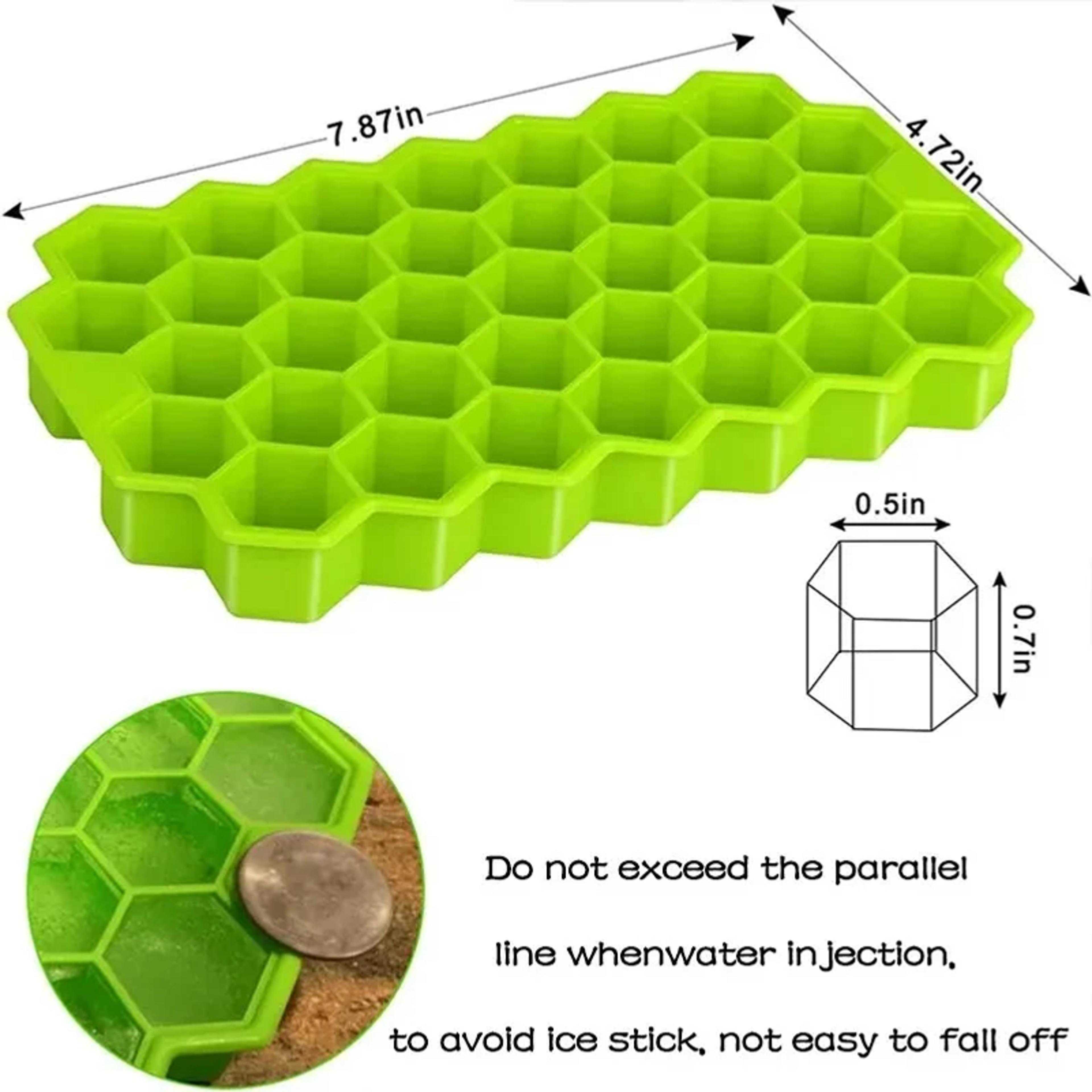 1pcs Honeycomb 37 Lattice Cube Tray Maker Without Lid DIY Ice Mold 5