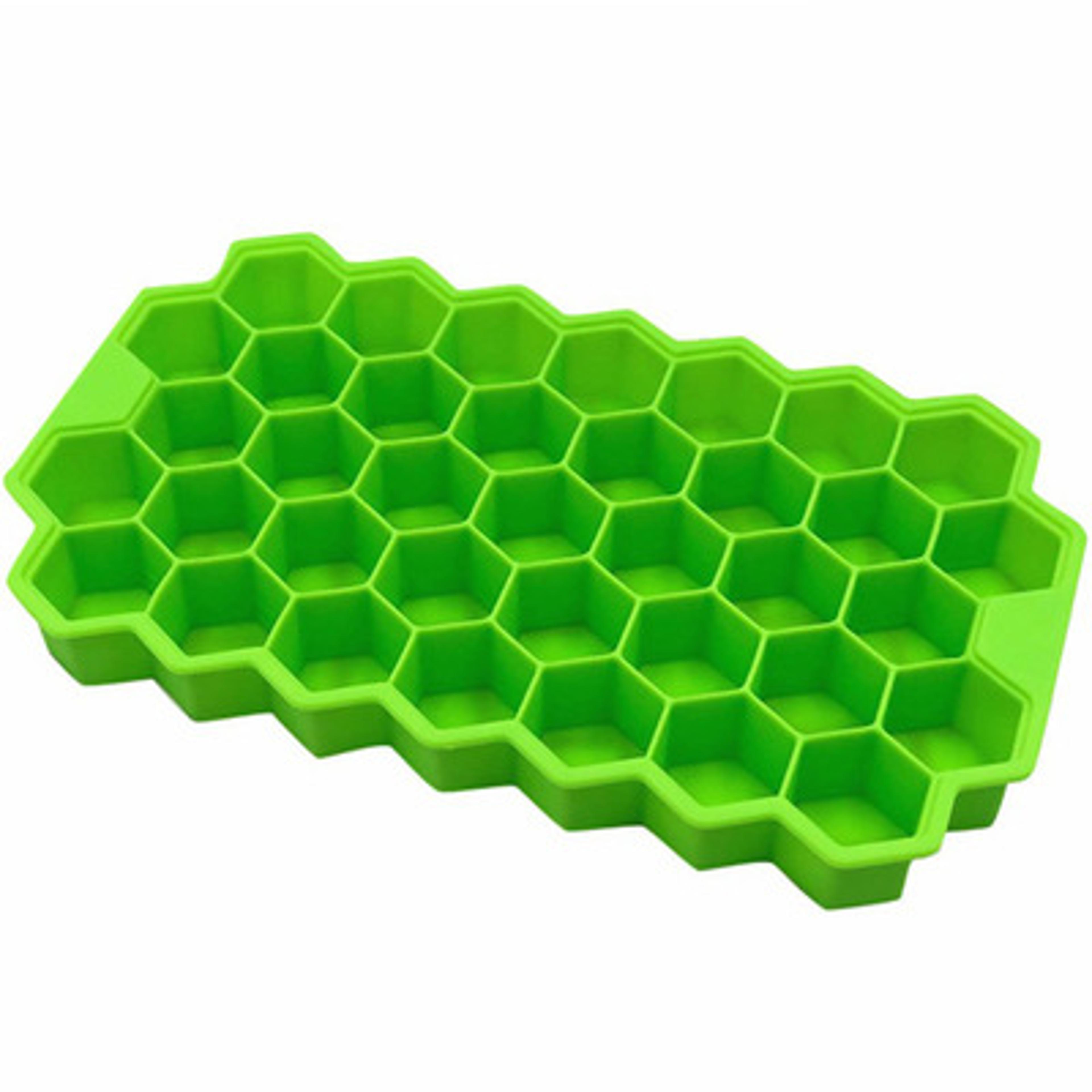 honeycomb silicone ice cube tray maker cell easy release ice mold