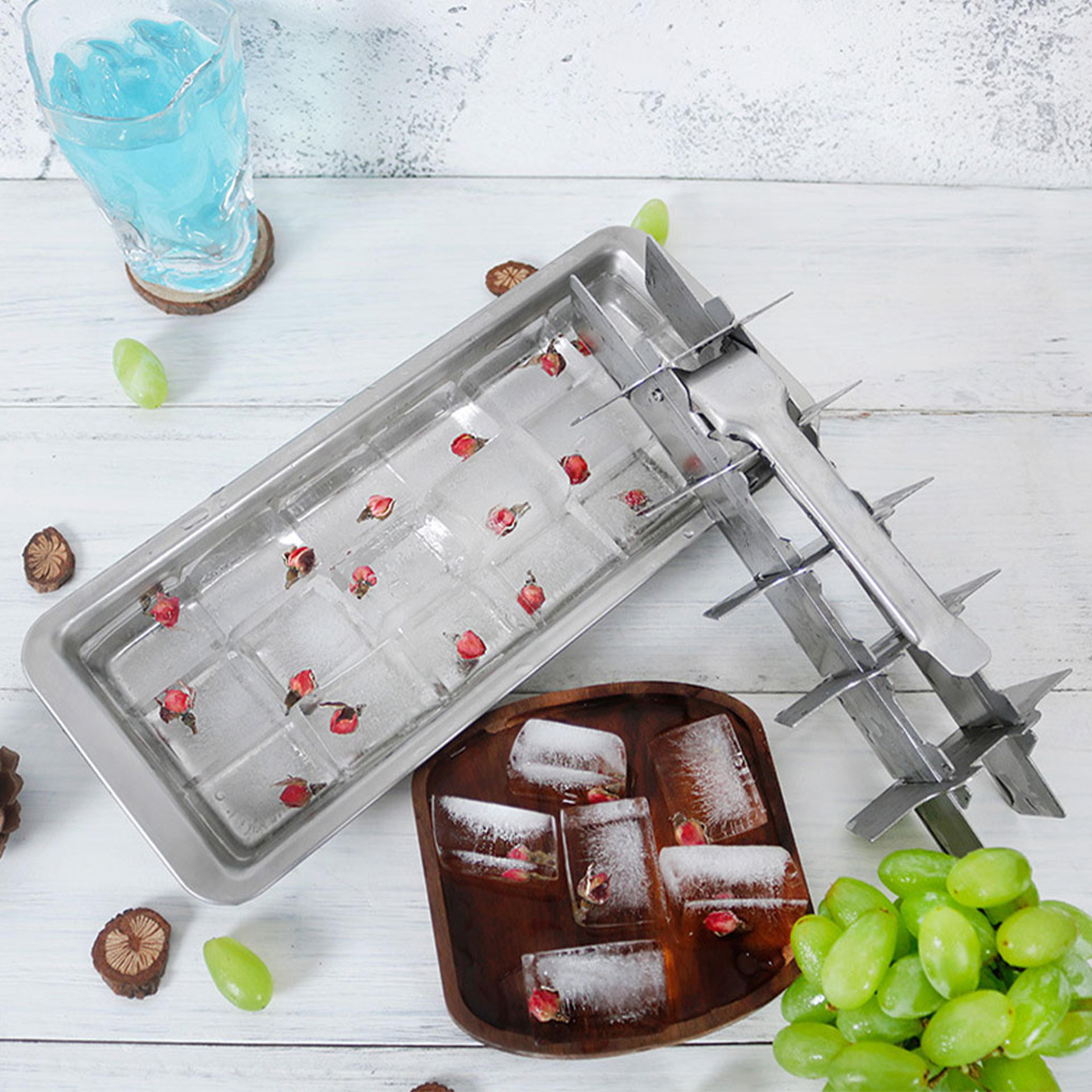 ChillCraft Stainless Steel Ice Cube Tray For Whiskey Cocktails  Everyday Drinks 2
