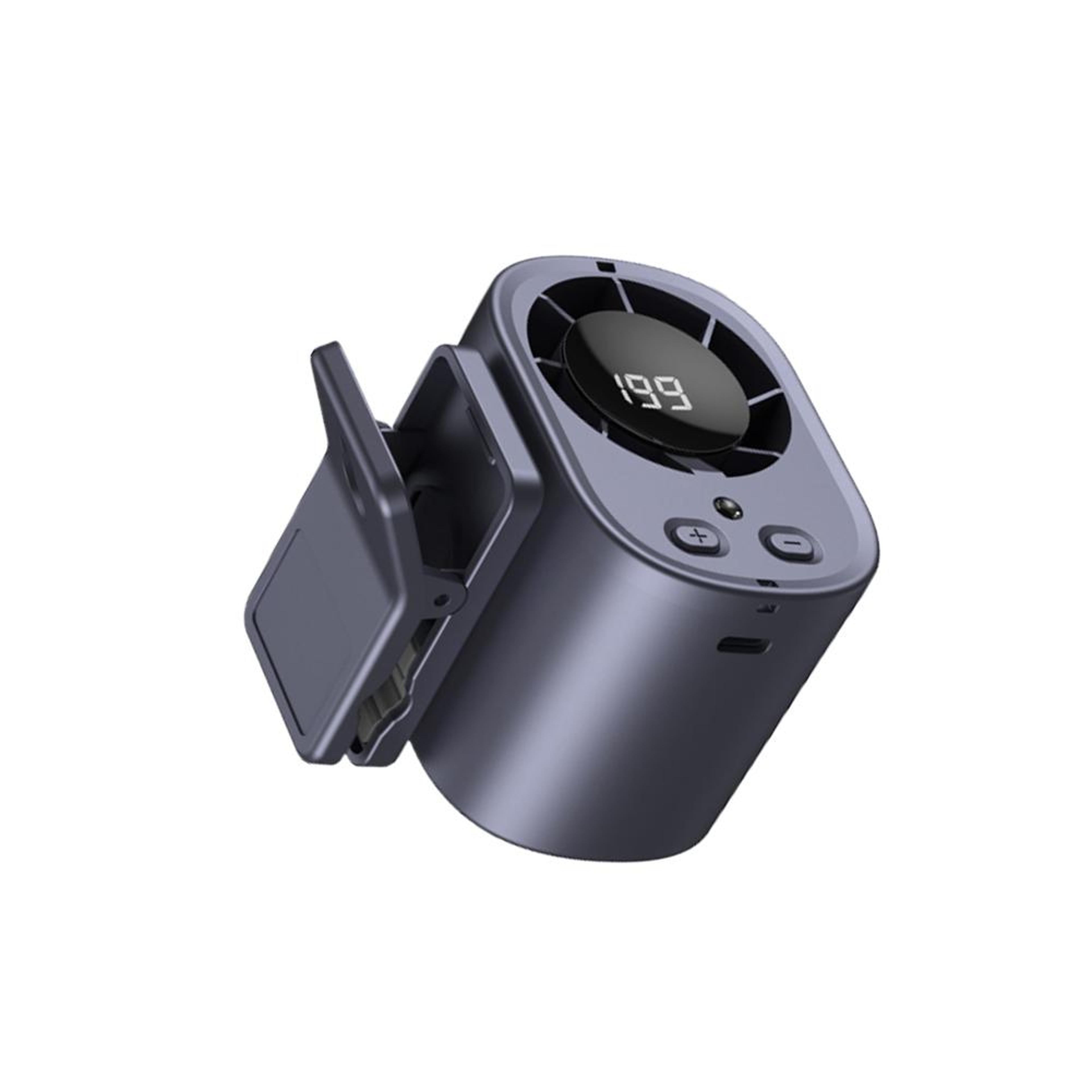 USB Rechargeable Car Fan With LED Display 2