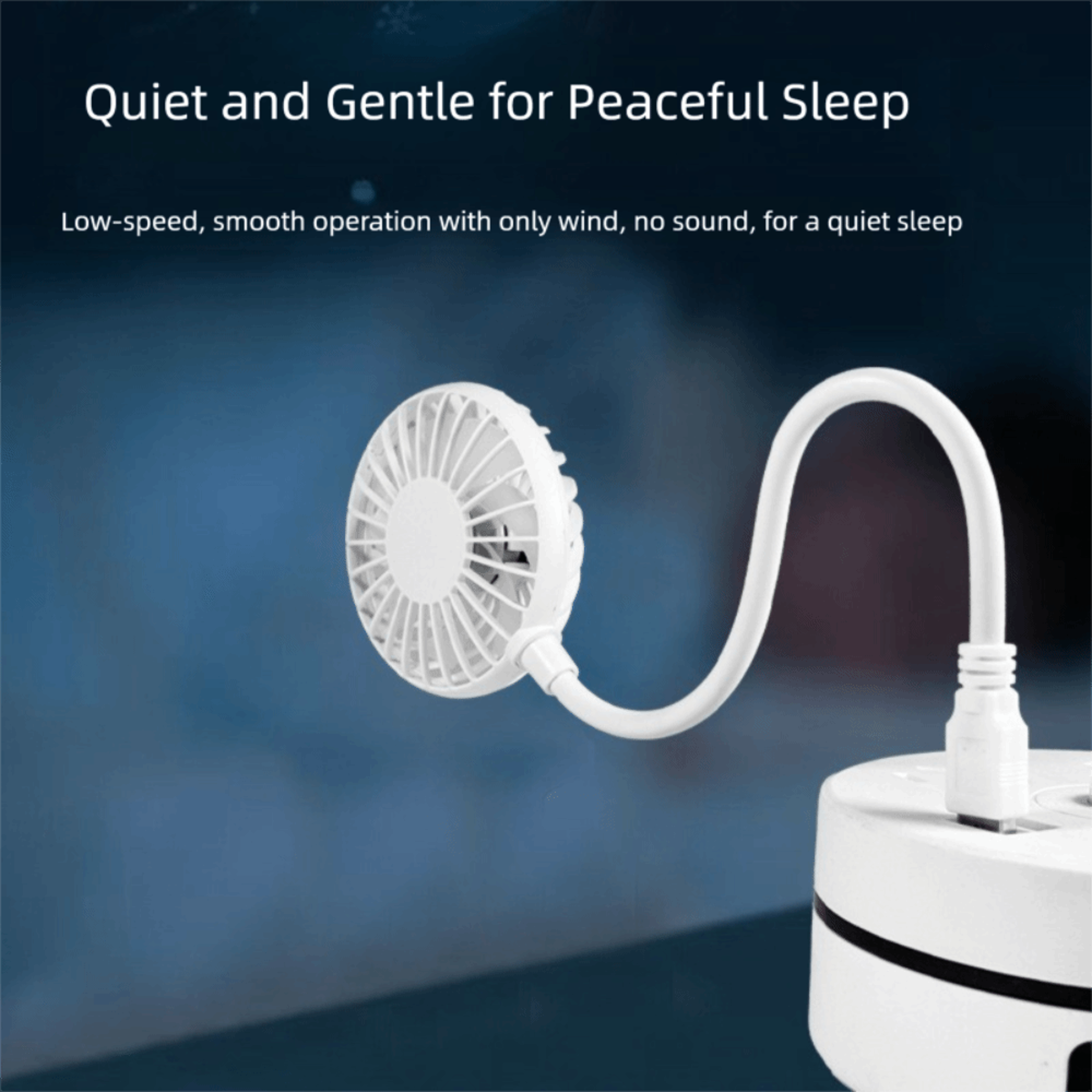 USB Rechargeable Mini Handheld Fan Quiet Portable Personal Cooling Fan 5