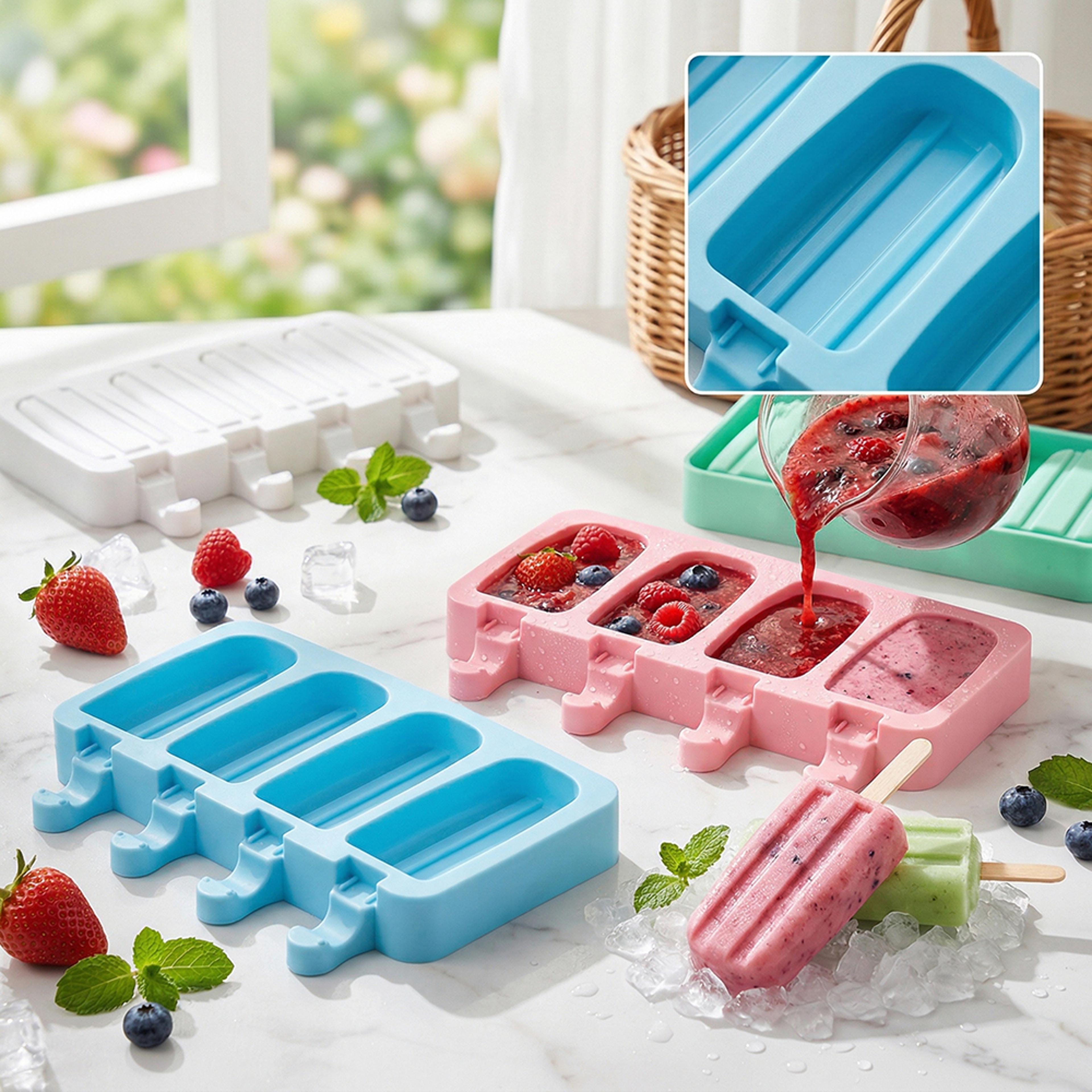 Silicone Popsicle Mold Set With Ice Cube Trays For Homemade Frozen Treats  Introduction 5