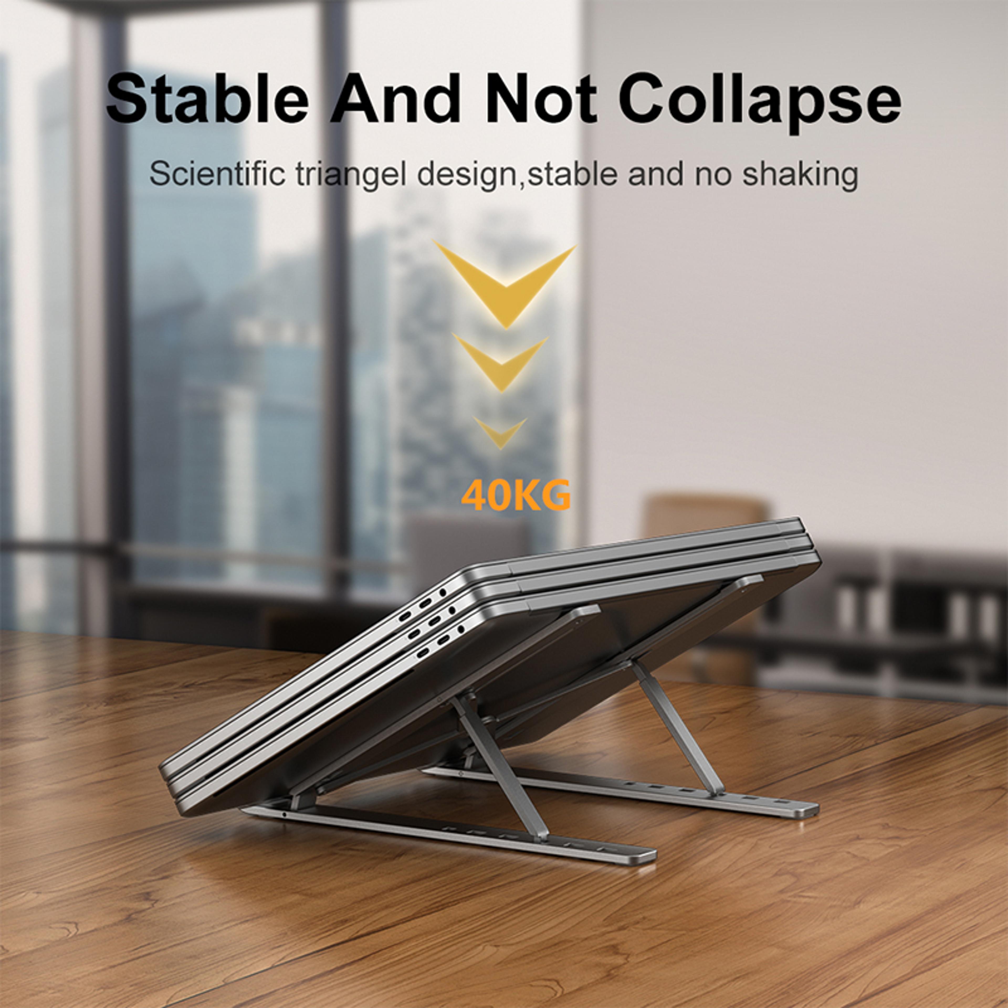 Adjustable Laptop Stand  Aluminum Laptop Stand For Ergonomic Cooling 1