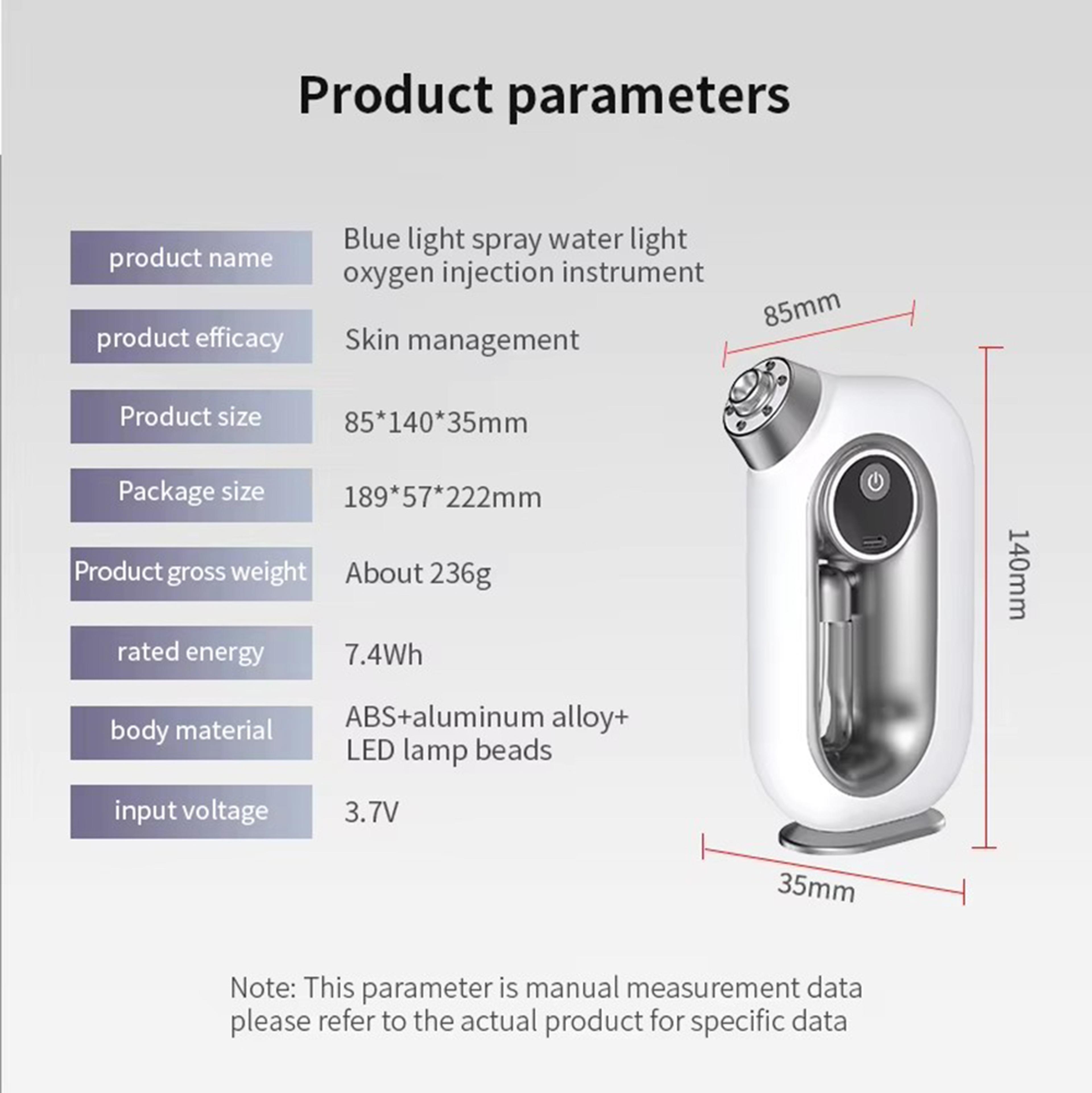 Portable Facial Mist Sprayer Rechargeable Nano Mist Sprayer For Deep Skin Hydration 5