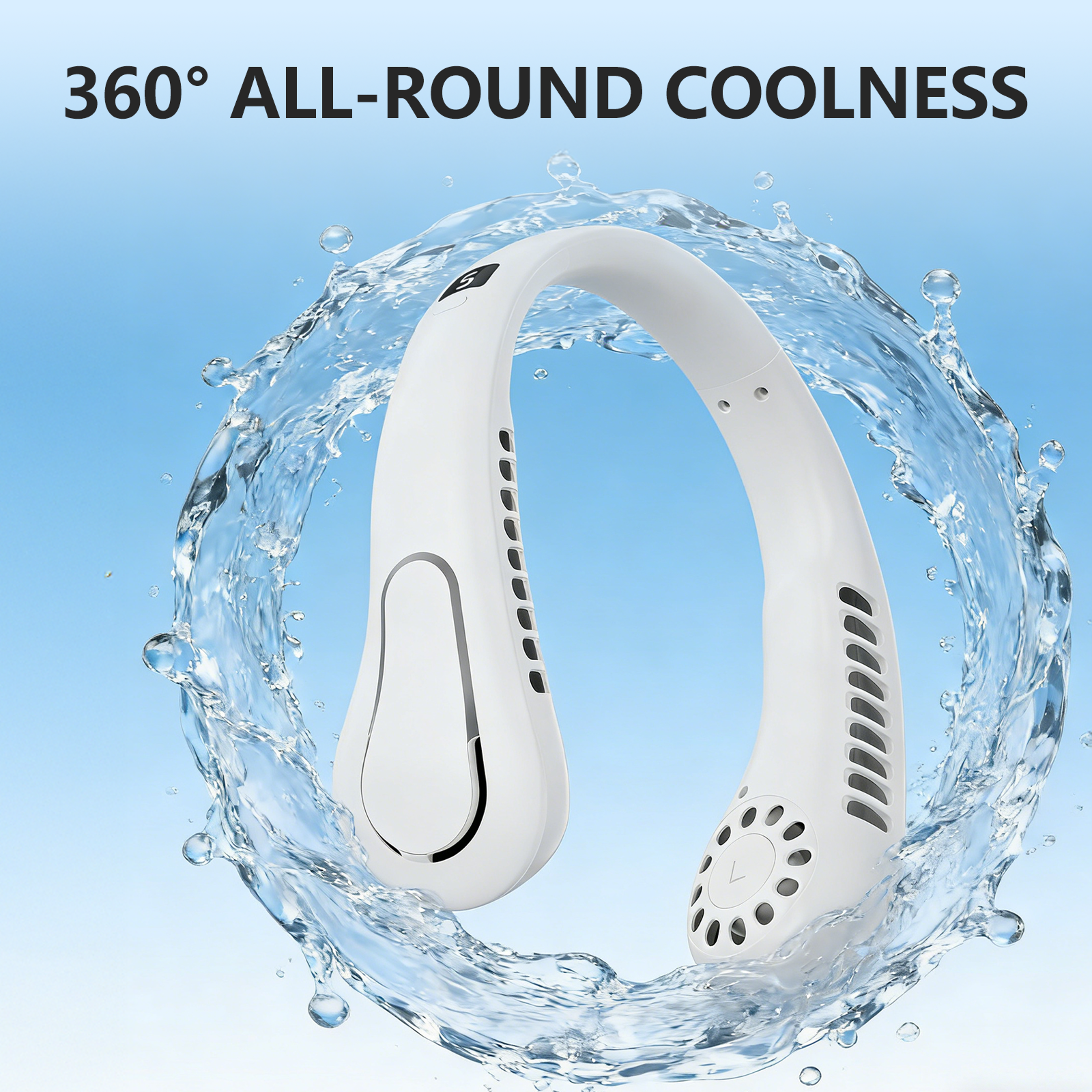 Portable Bladeless Neck Fan With Infinite Speed Rechargeable Cooling 5