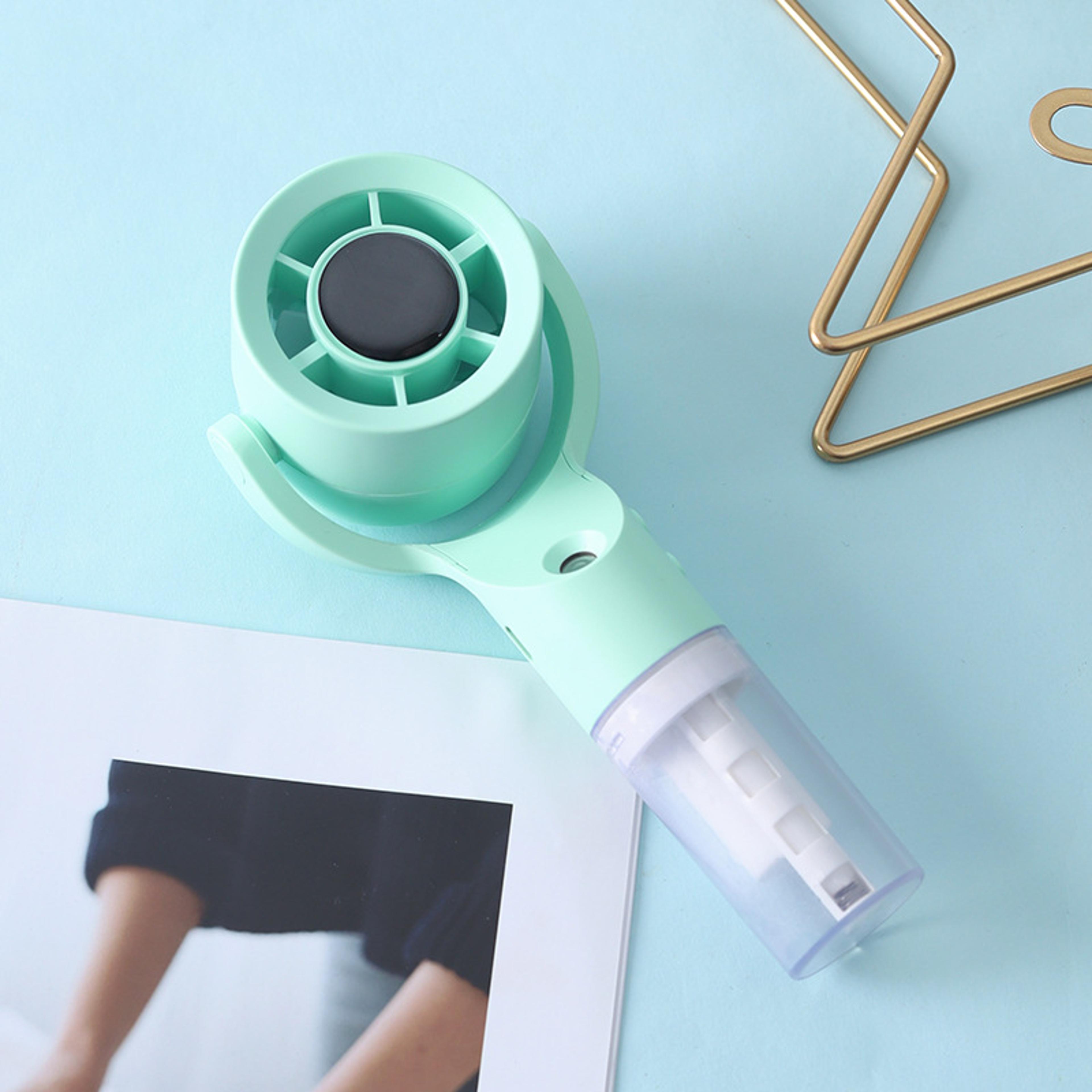Portable Handheld Mist Fan With Cooling Spray Rechargeable Mini Cooling Fan For Outdoor Summer Comf 0