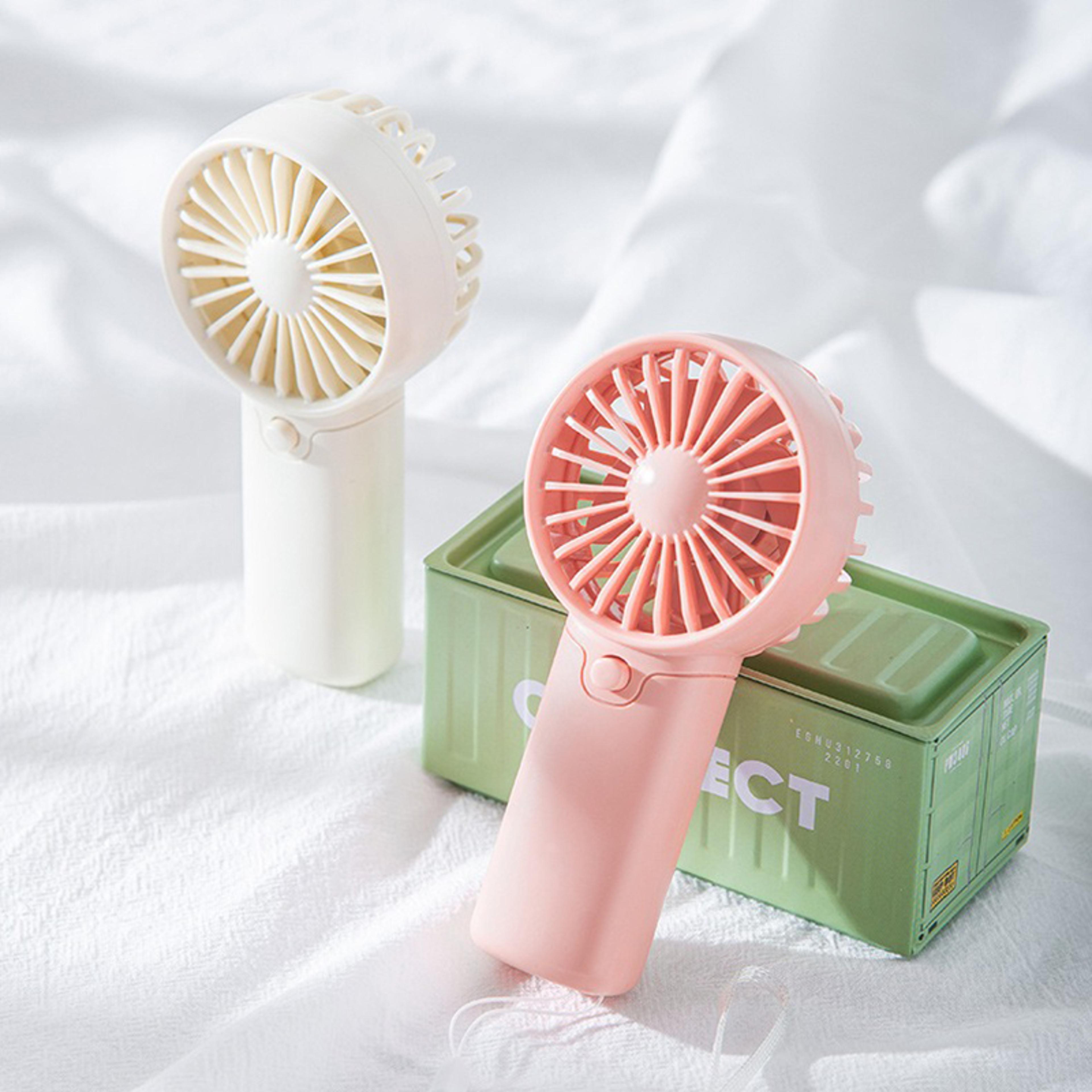 Portable Mini Handheld Fan USB Rechargeable Pocket Fan Quiet Personal Cooling Fan For Travel  Outdo 7