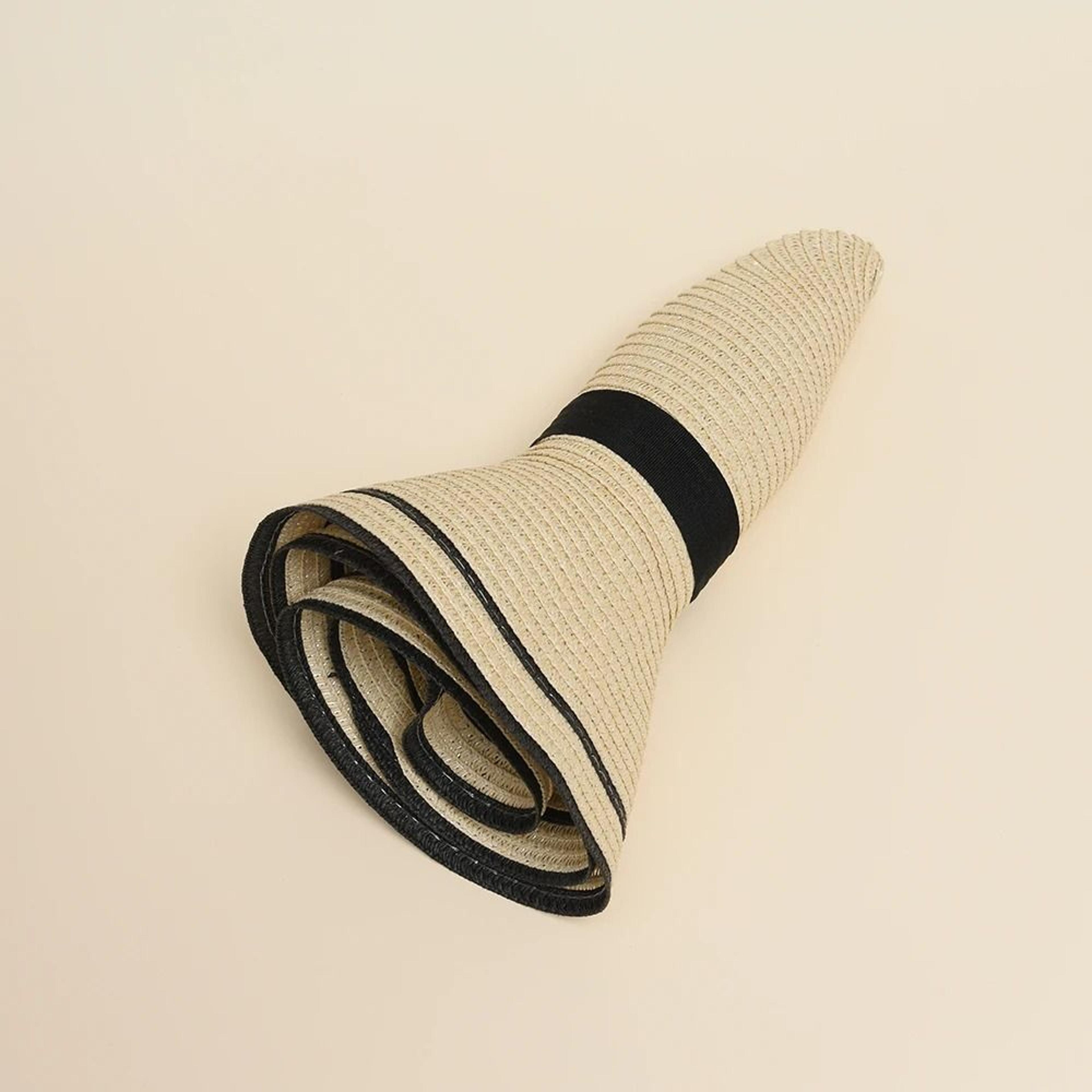 Womens Sun Hat Straw Panama Hat With Bow For Beach Travel And Summer Style 5