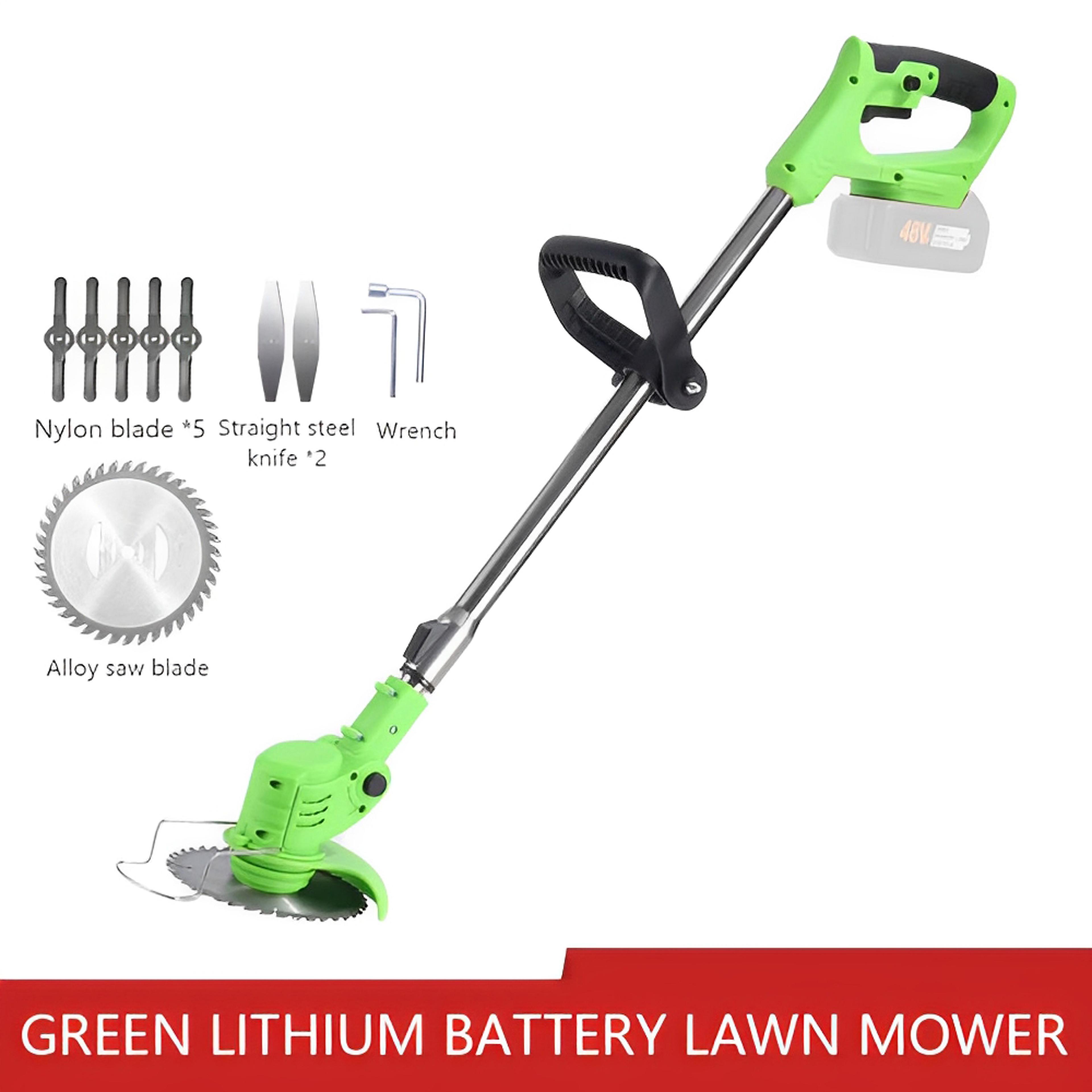 Cordless Handheld Electric Grass Trimmer Adjustable Lawn Mower Garden Tool For Yard Weed And Grass  7