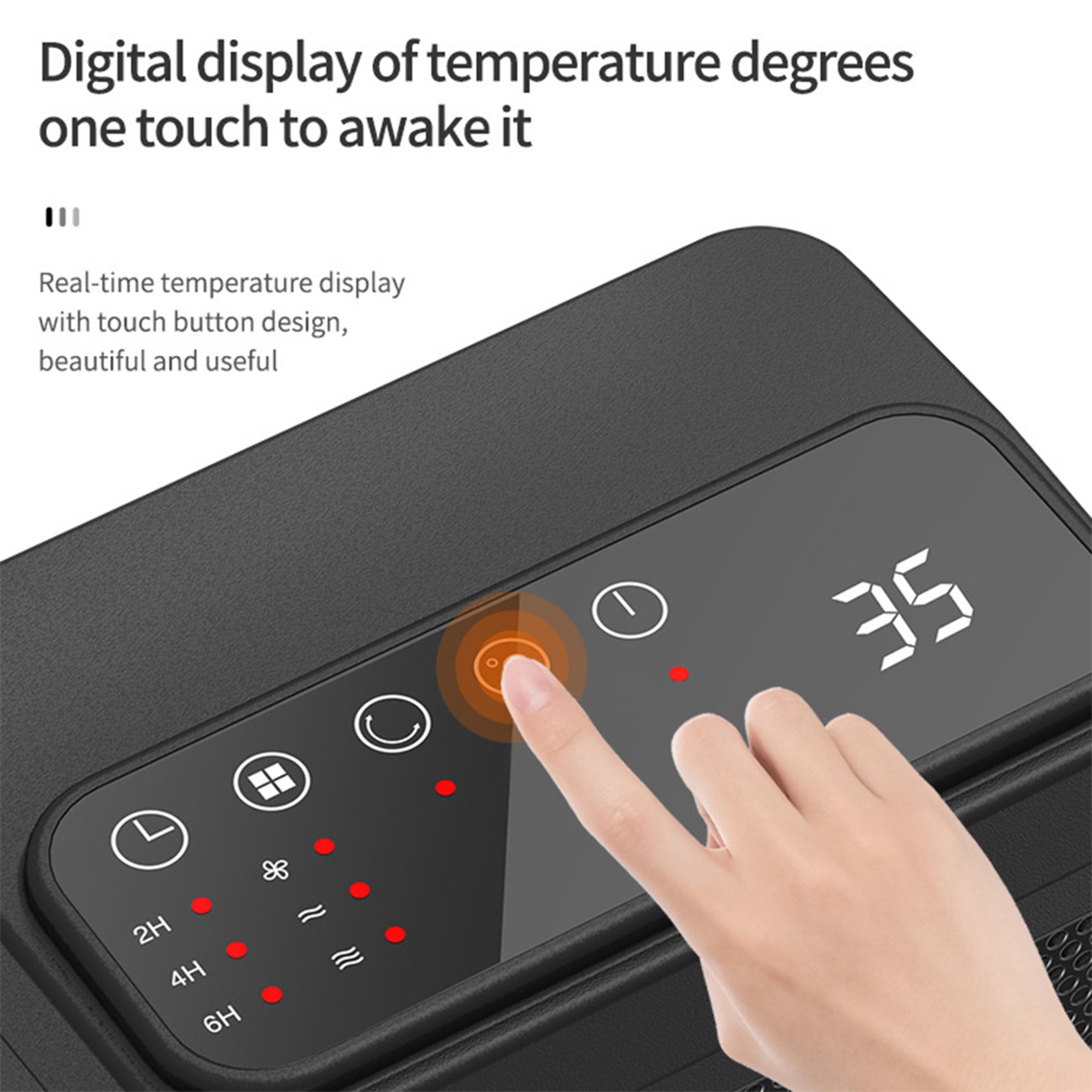 Portable Electric PTC Fan Heater Bathroom Living Room Constant Temperature Shake Head Remote Contro 4