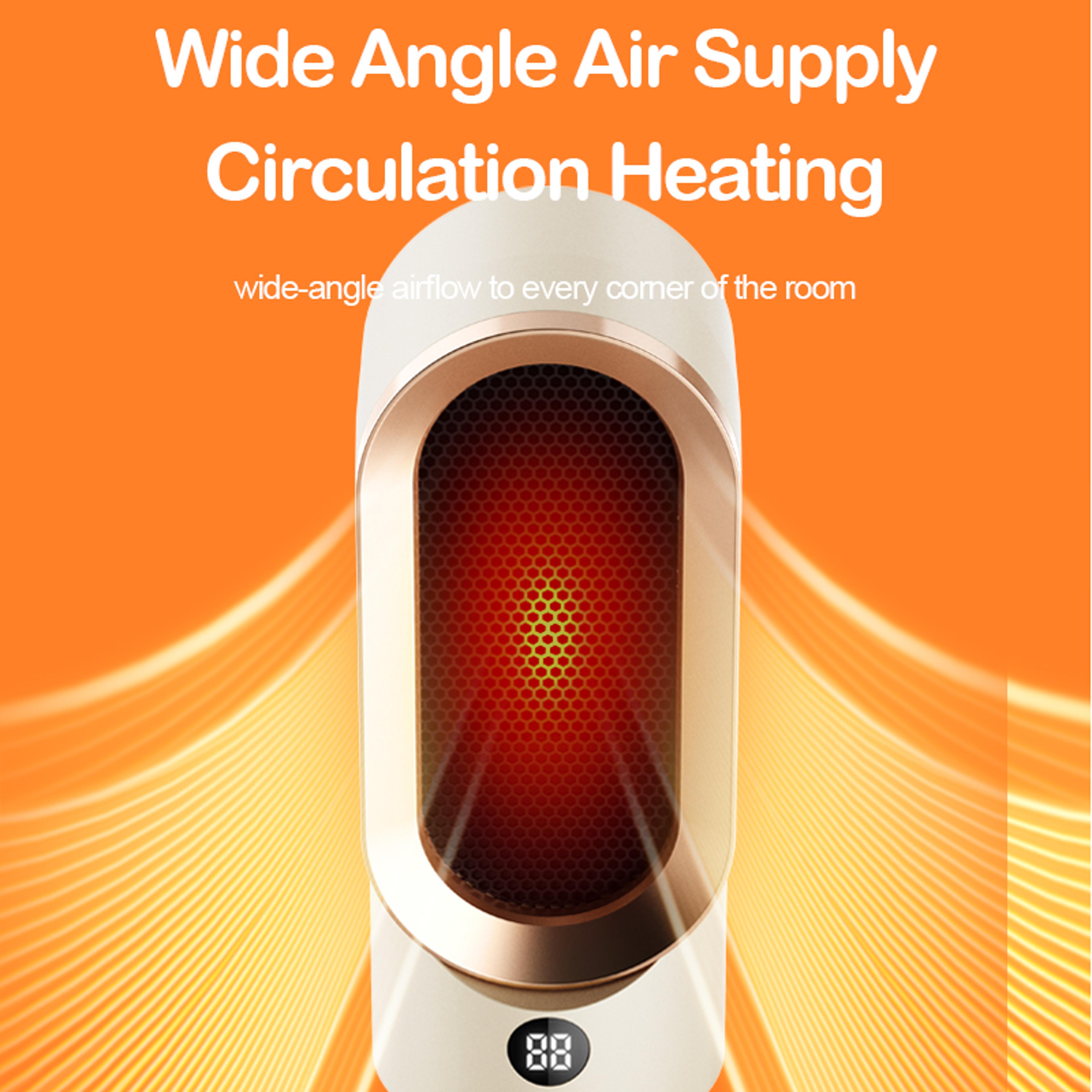 Portable Electric Fan Heater Mini Radiator Desktop Warmer Machine PTC Ceramic Heating For Home Bedr 1