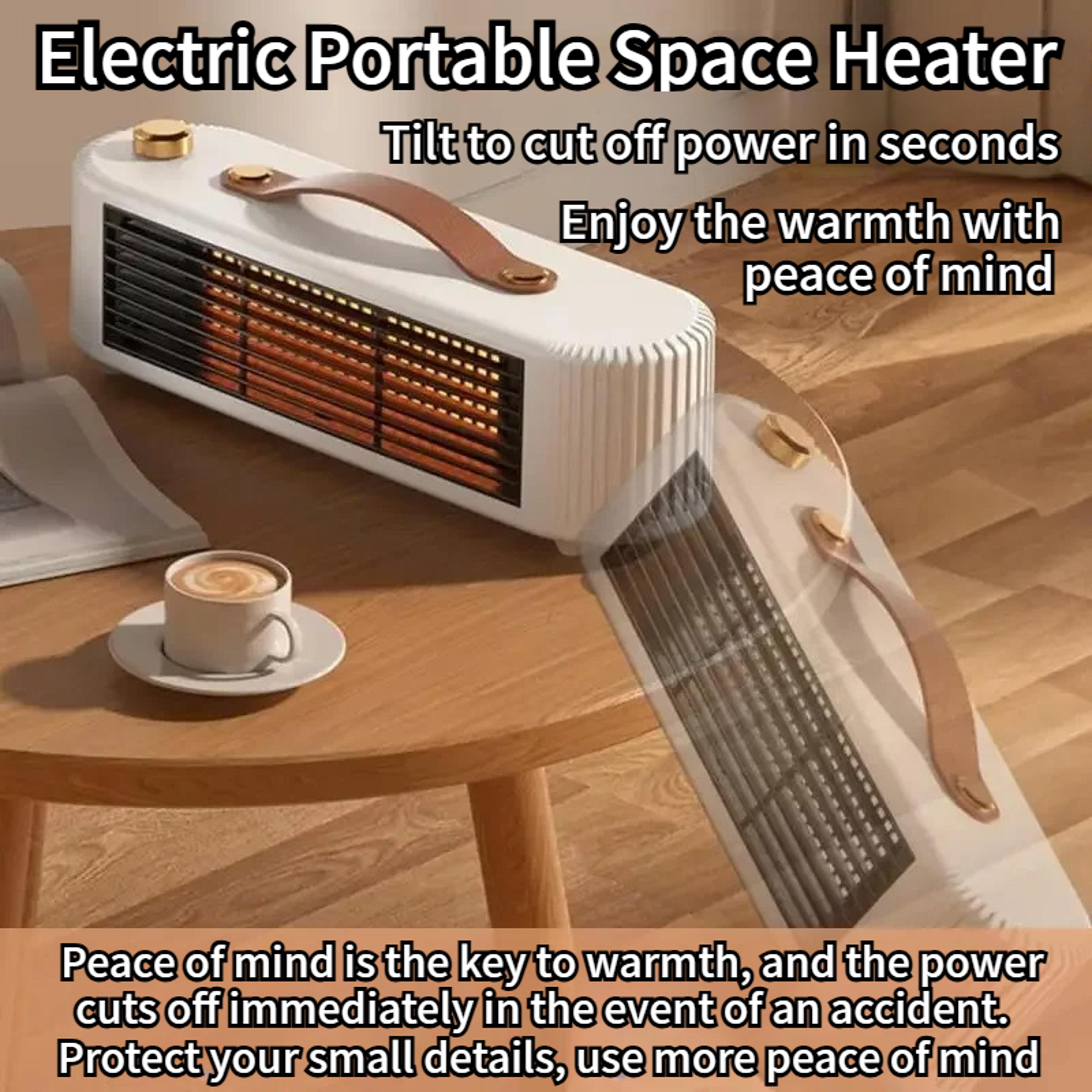 Compact Space Heater Energy Efficient Indoor Electric Heater Fast Heating For Home Office Ideal For 1
