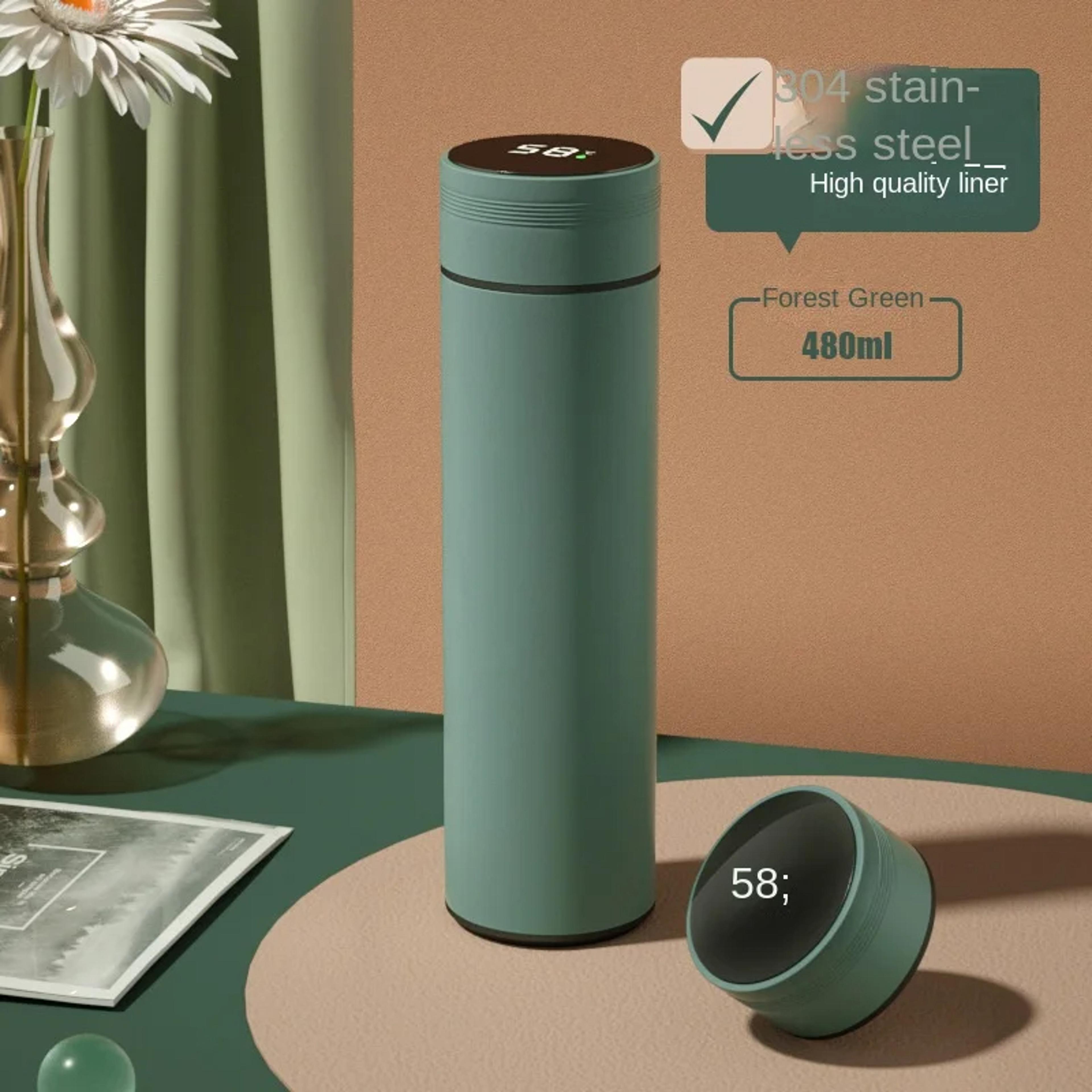 Thermos Bottle Smart Cup Digital With Temperature Display Stainless Steel Thermos Bottle Longlastin 9
