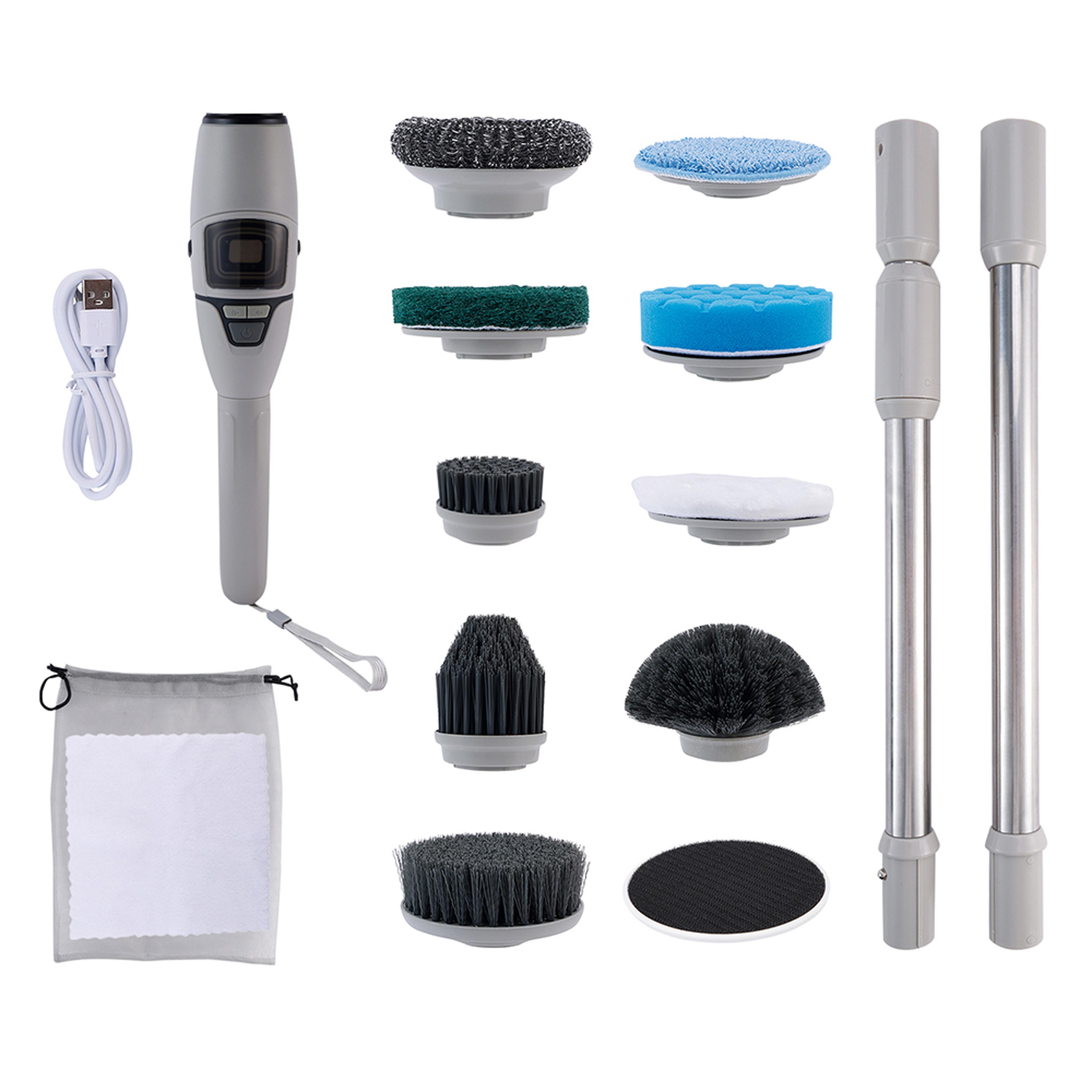 Wireless Electric Bathroom Cleaning Brush Multifunctional Spin Scrubber For Kitchen And Toilet 5