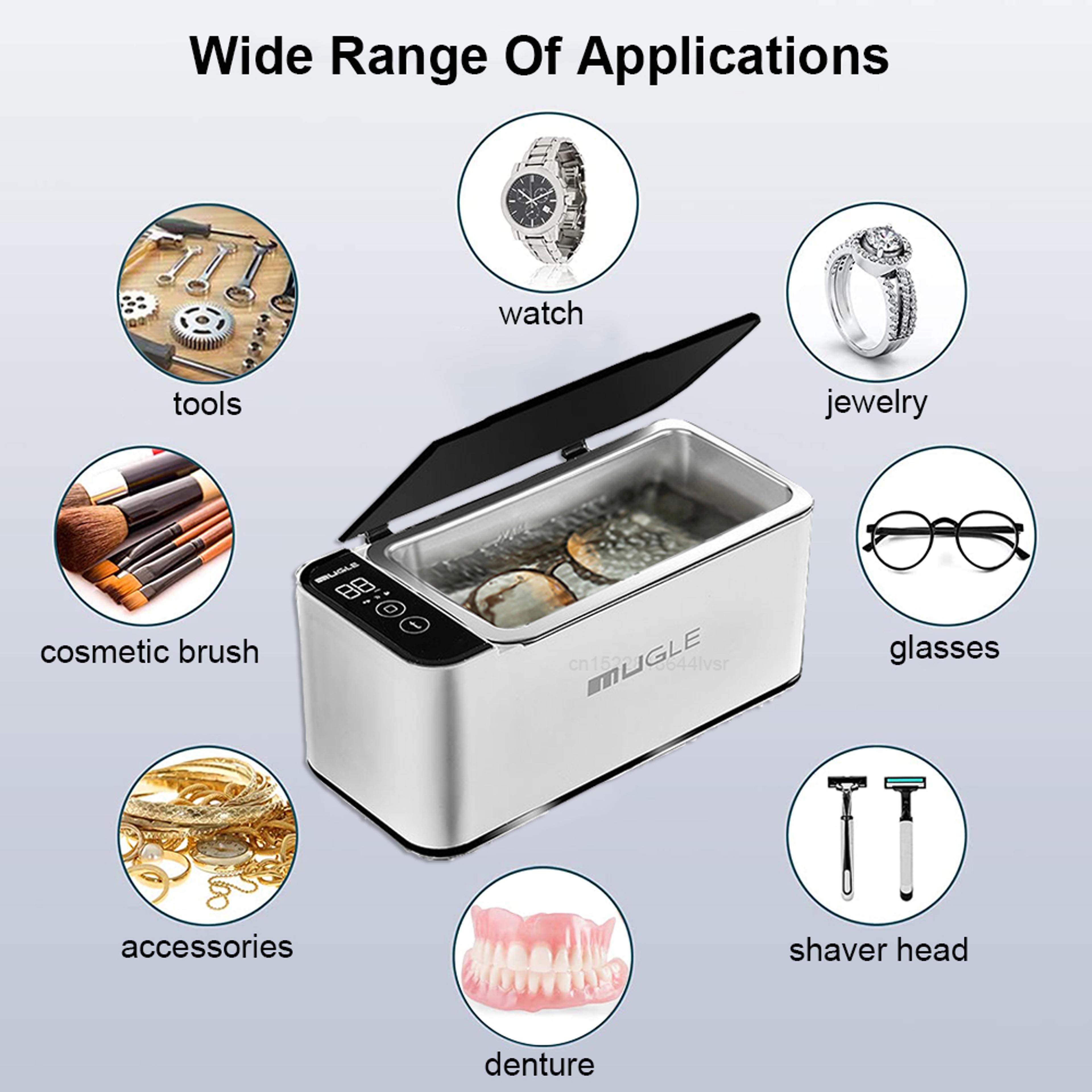 Ultrasonic Watch Cleaner High Frequency Ultrasound Cleaning Bath For Watch Glasses 1