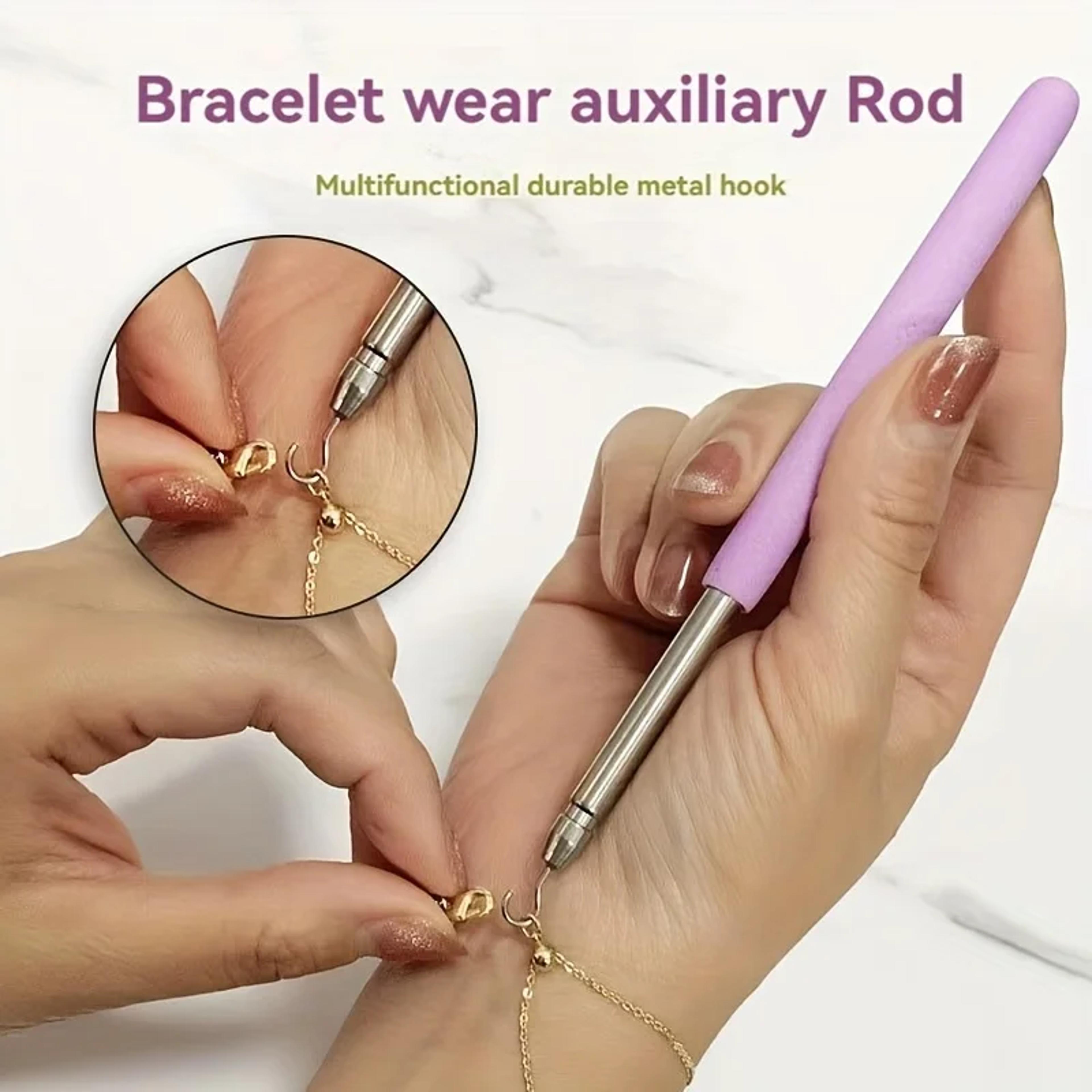 Jewelry Helper Bracelet Tool Fastening Aid Pliers Unfasten Hooking Equipment For Crafting 2